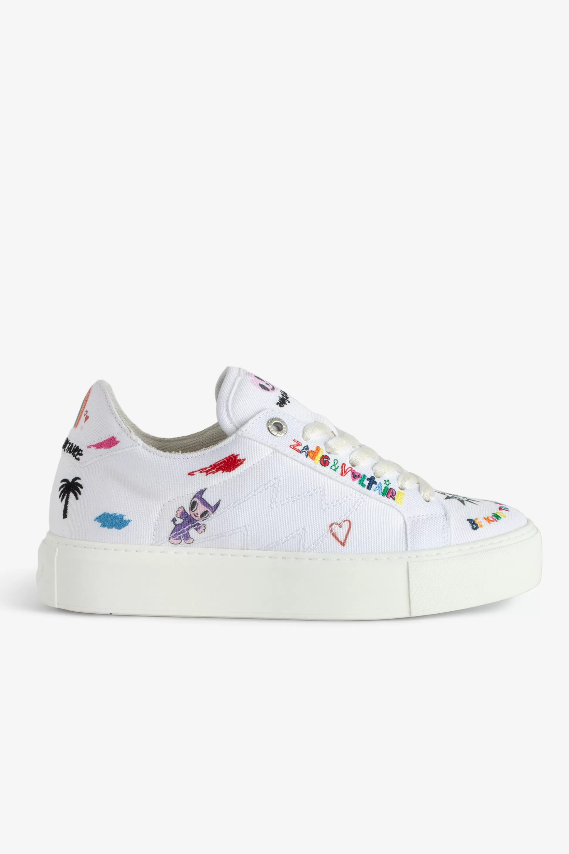 Femmes Zadig & Voltaire Formateurs^Baskets Basses Epaisses La Flash Zv1747