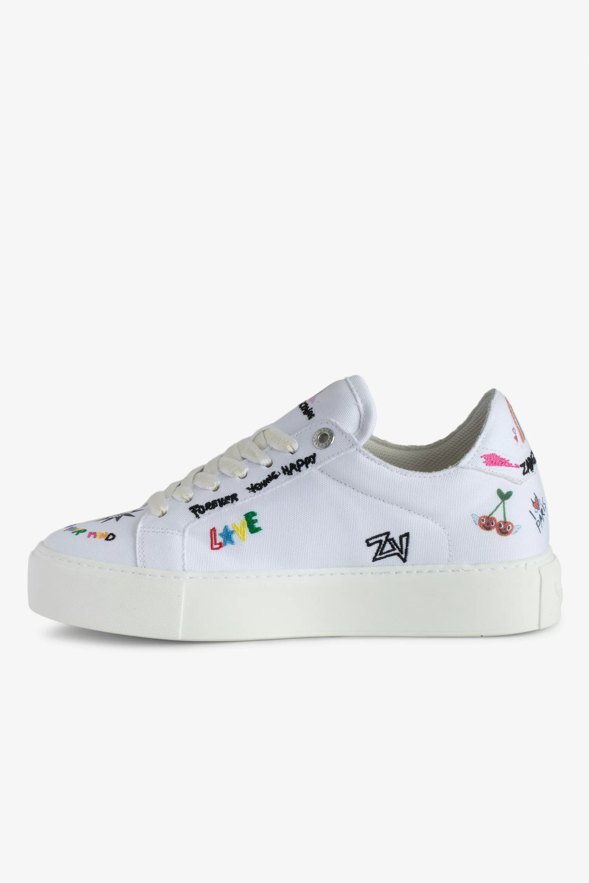 Femmes Zadig & Voltaire Formateurs^Baskets Basses Epaisses La Flash Zv1747