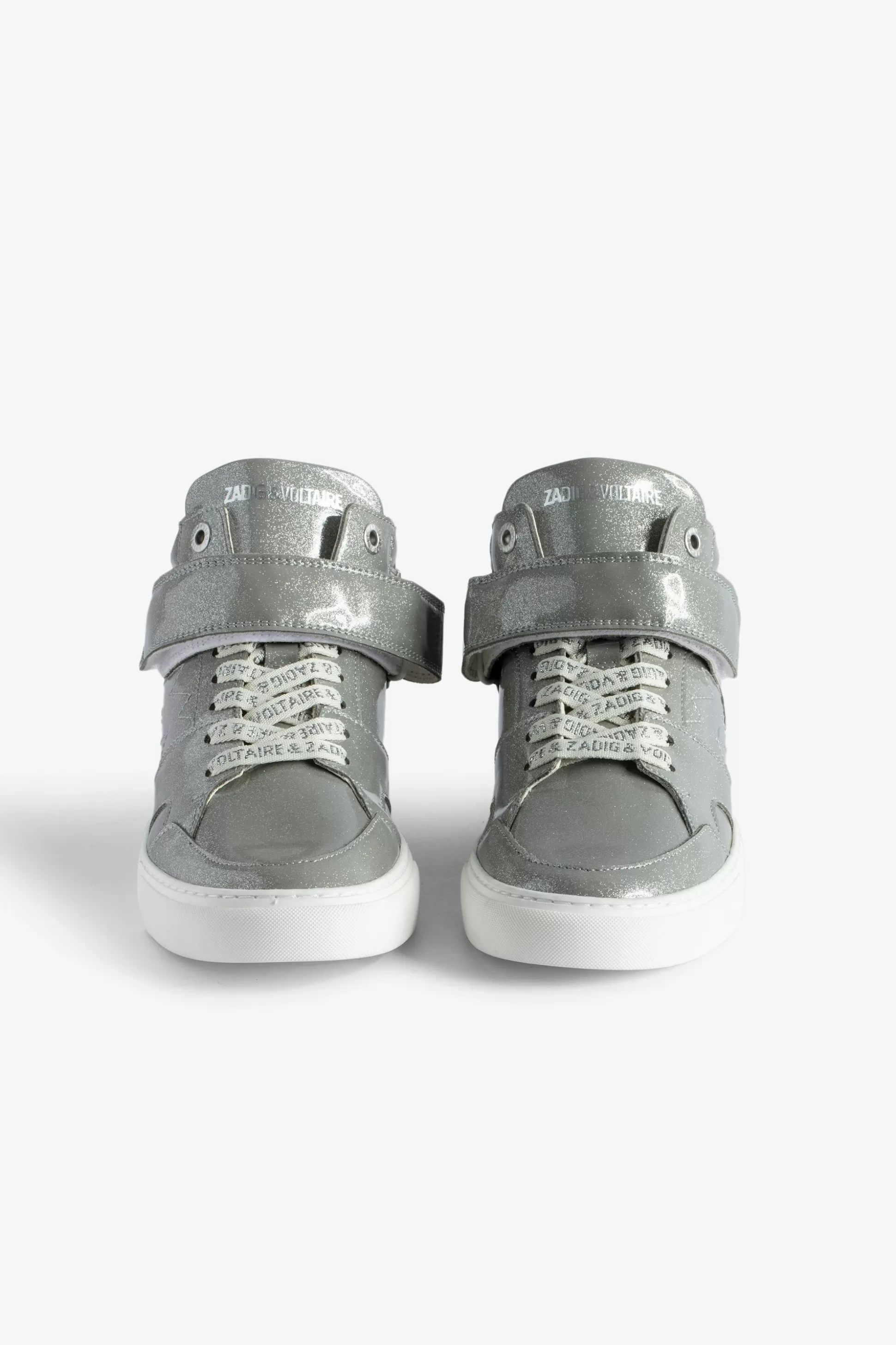 Femmes Zadig & Voltaire Formateurs^Baskets Brevetees Zv1747 Mid Flash Infinity