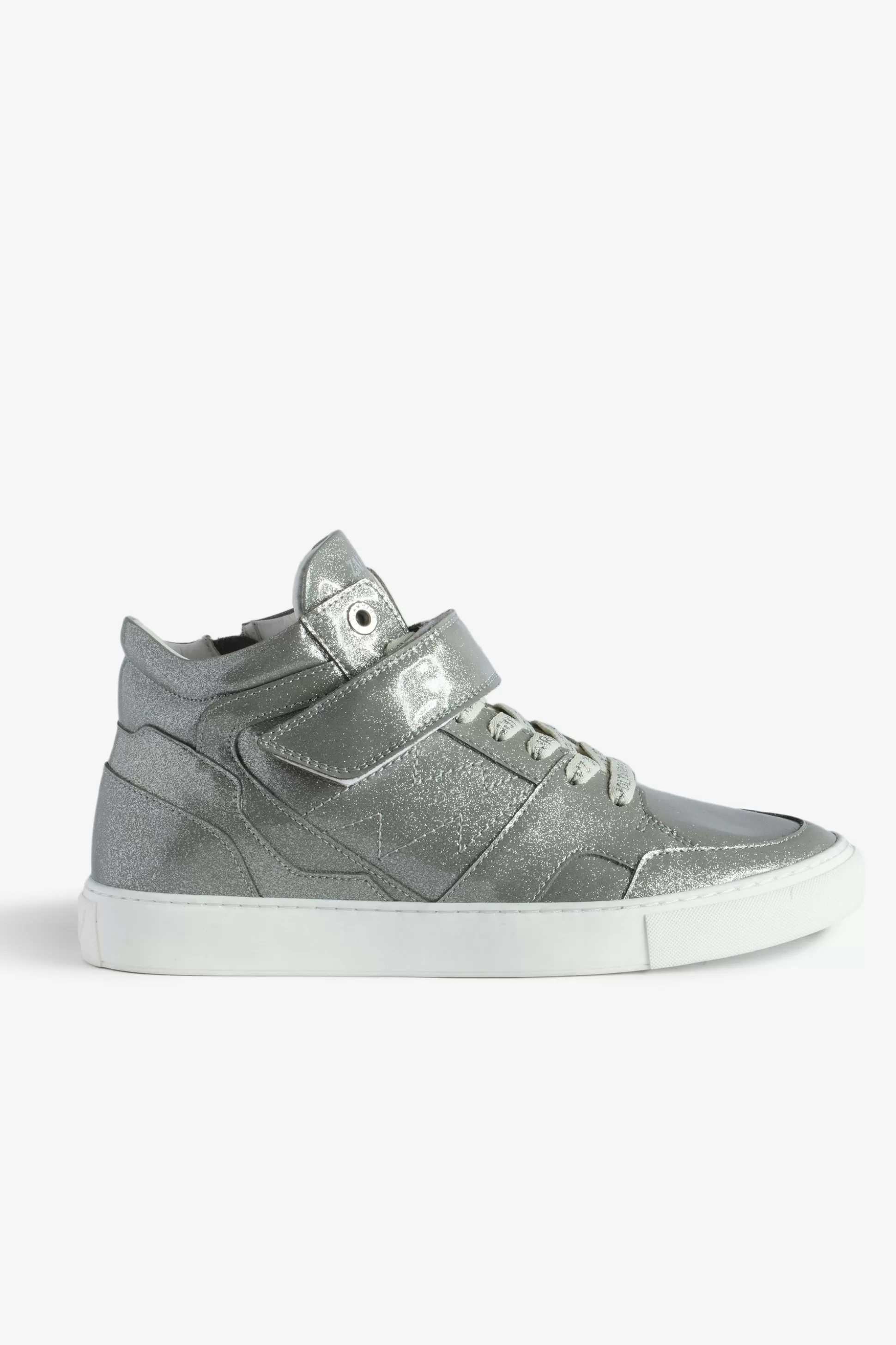 Femmes Zadig & Voltaire Formateurs^Baskets Brevetees Zv1747 Mid Flash Infinity