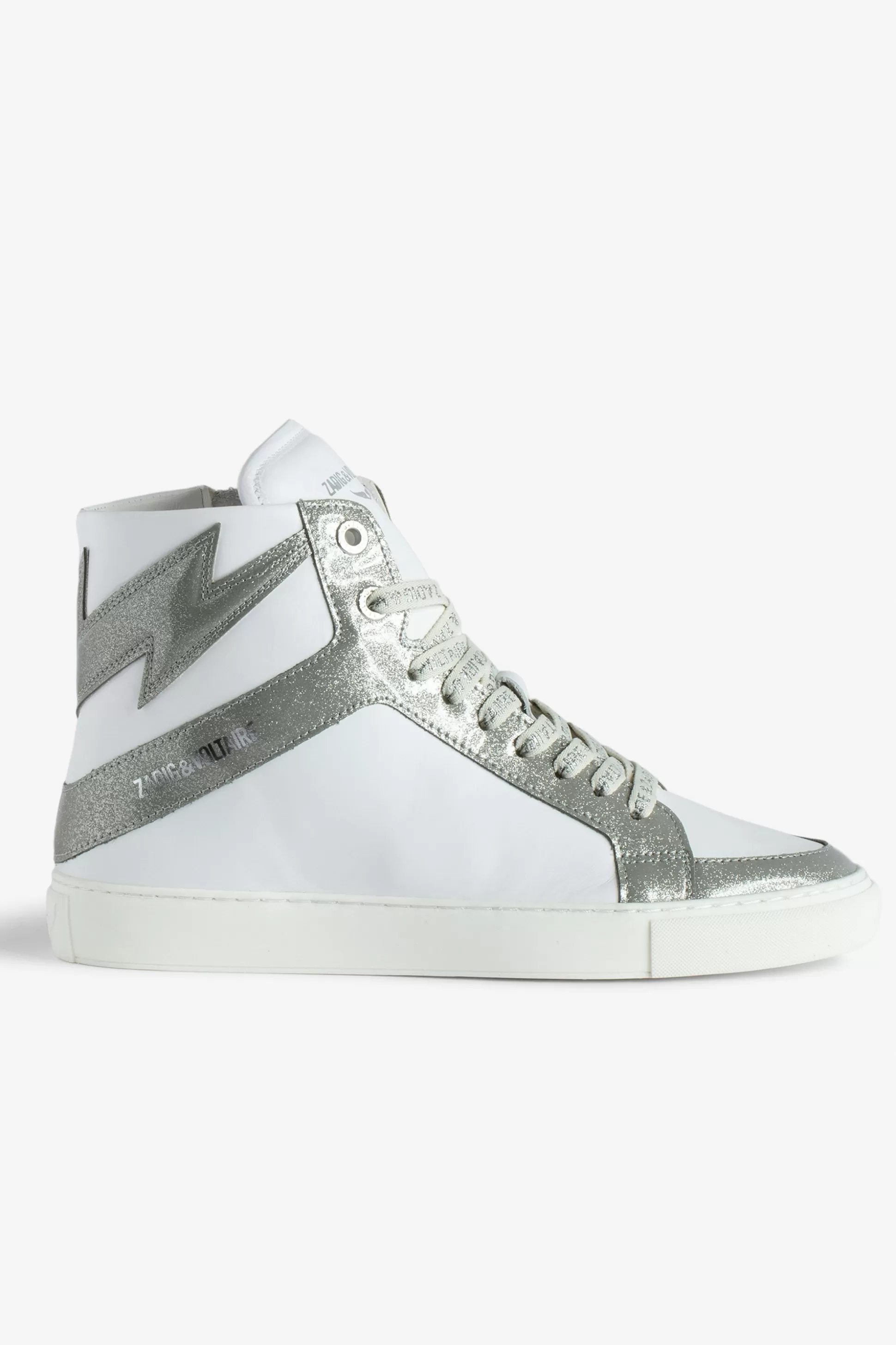 Femmes Zadig & Voltaire Formateurs^Baskets Montantes Brevetees Zv1747 High Flash Infinity