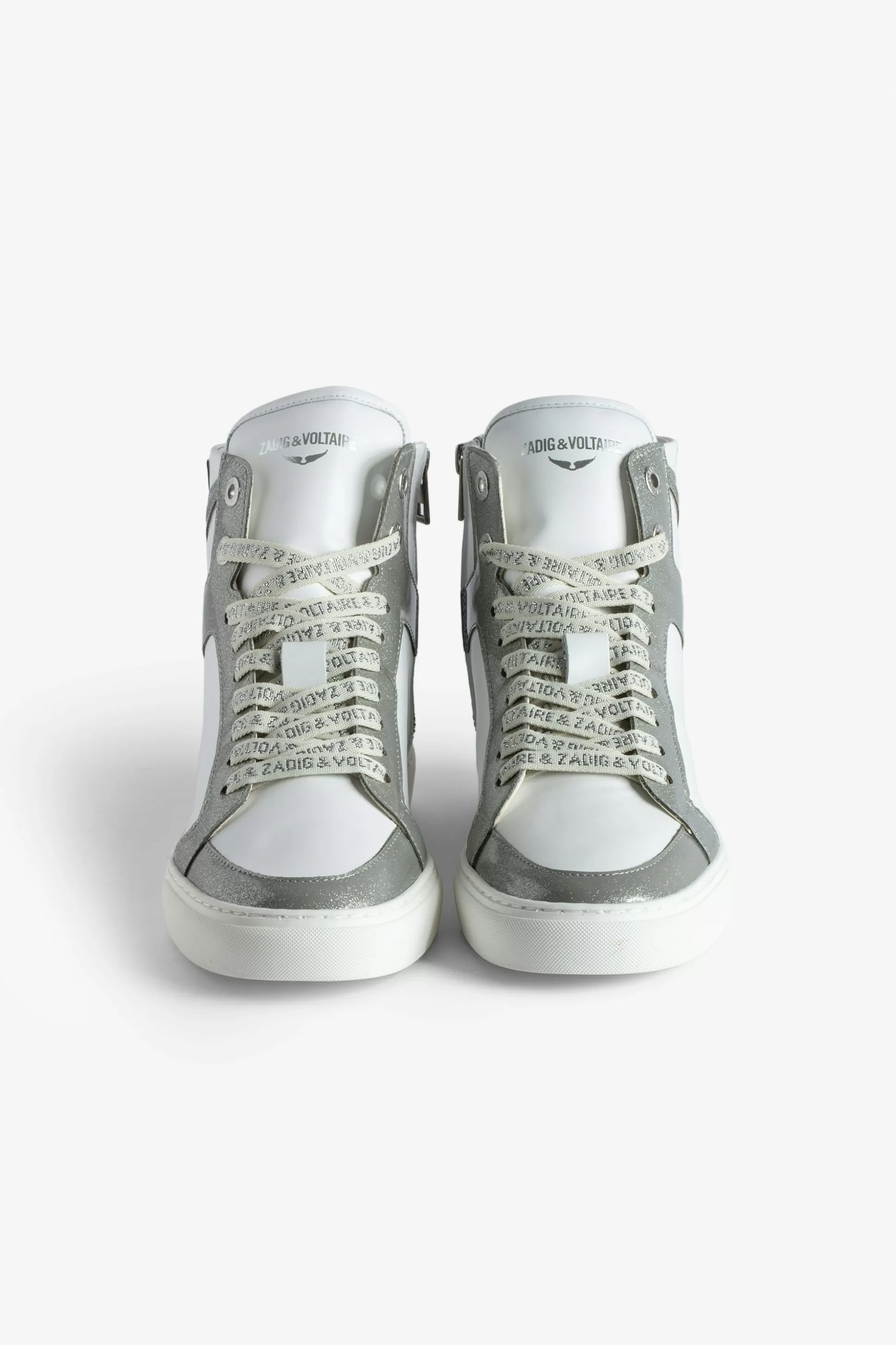 Femmes Zadig & Voltaire Formateurs^Baskets Montantes Brevetees Zv1747 High Flash Infinity