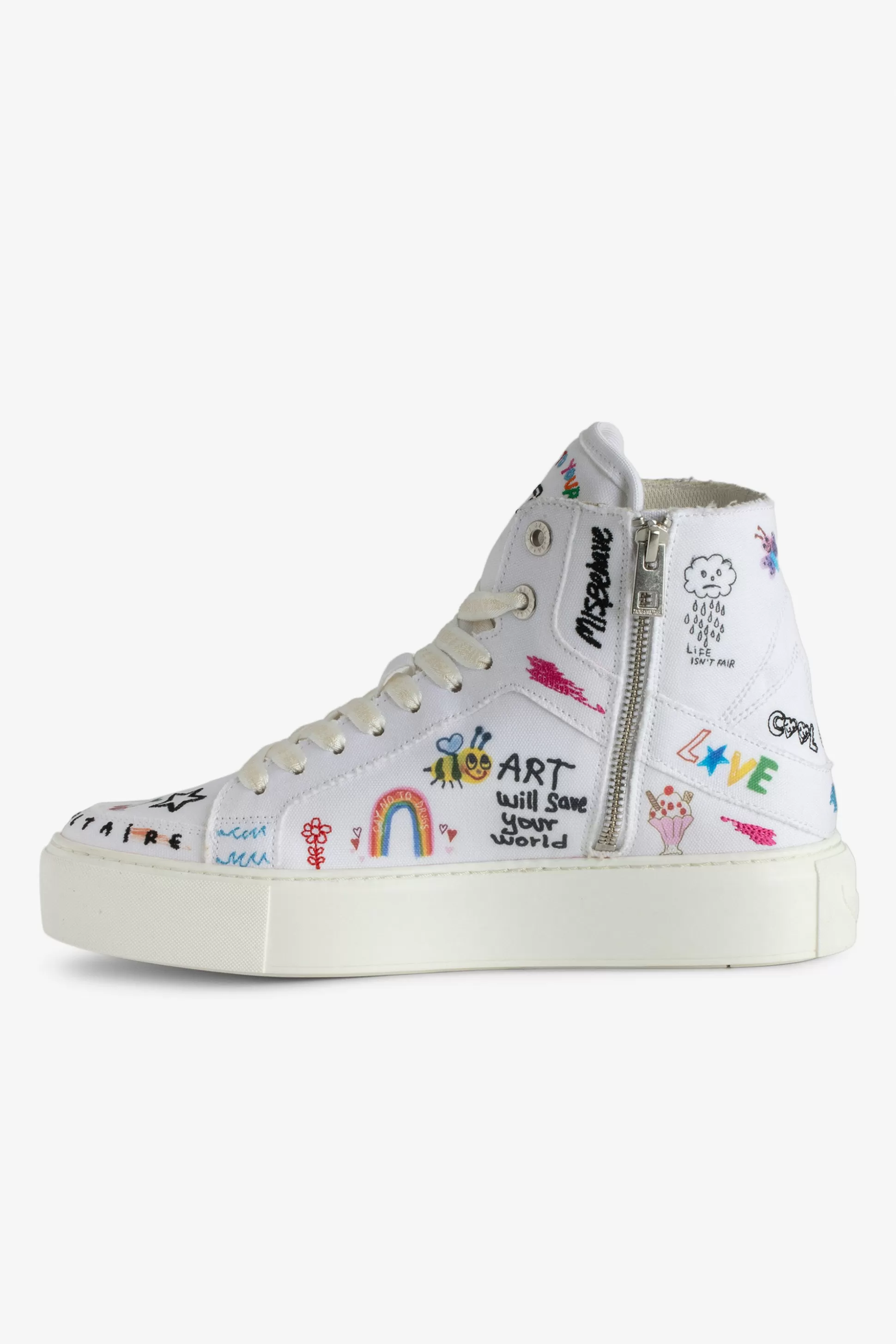 Femmes Zadig & Voltaire Formateurs^Baskets Montantes Epaisses High Flash Zv1747