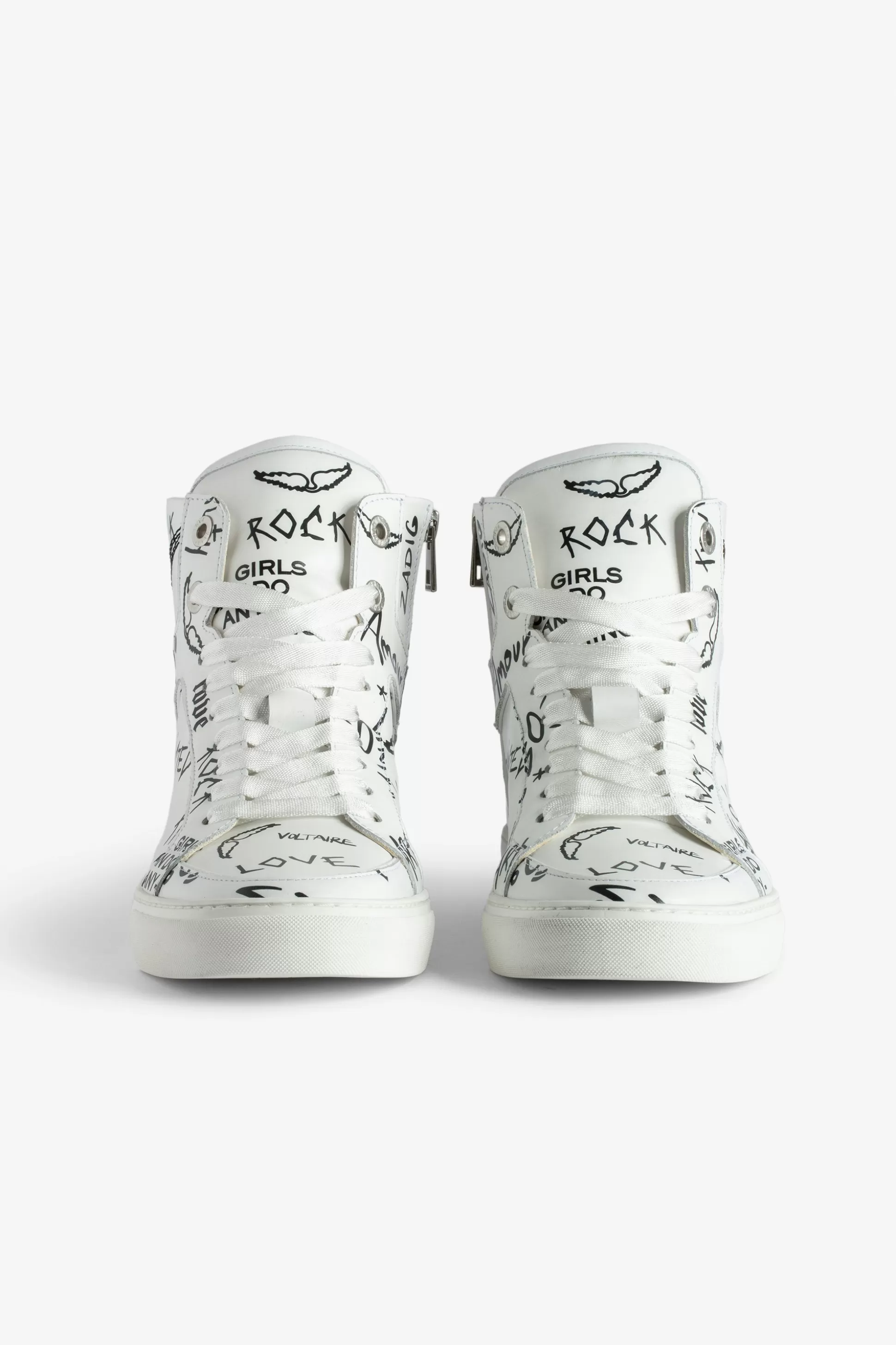 Femmes Zadig & Voltaire Formateurs^Baskets Montantes Zv1747 High Flash