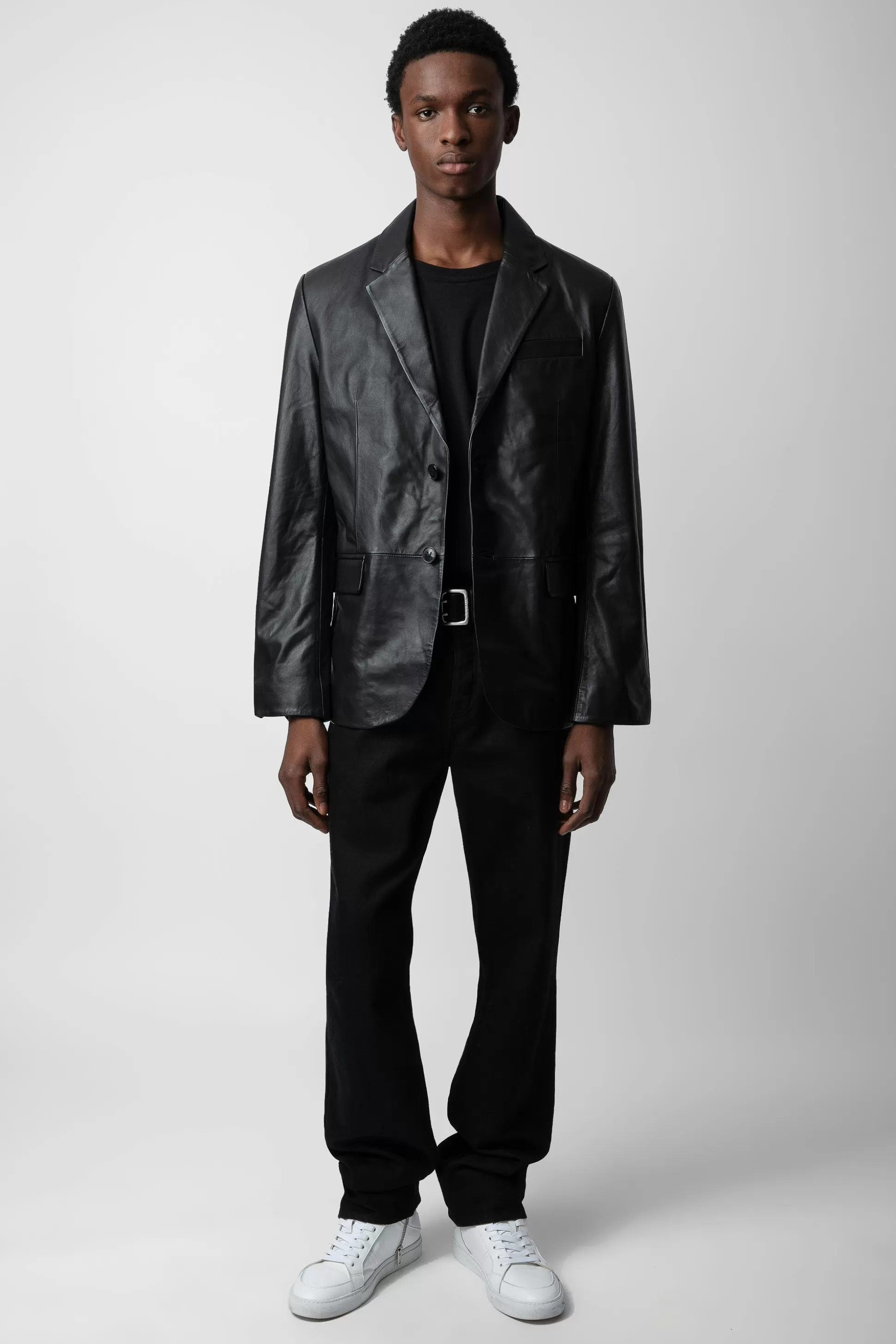 Hommes Zadig & Voltaire Manteaux Et Vestes^Blazer En Cuir Valfried