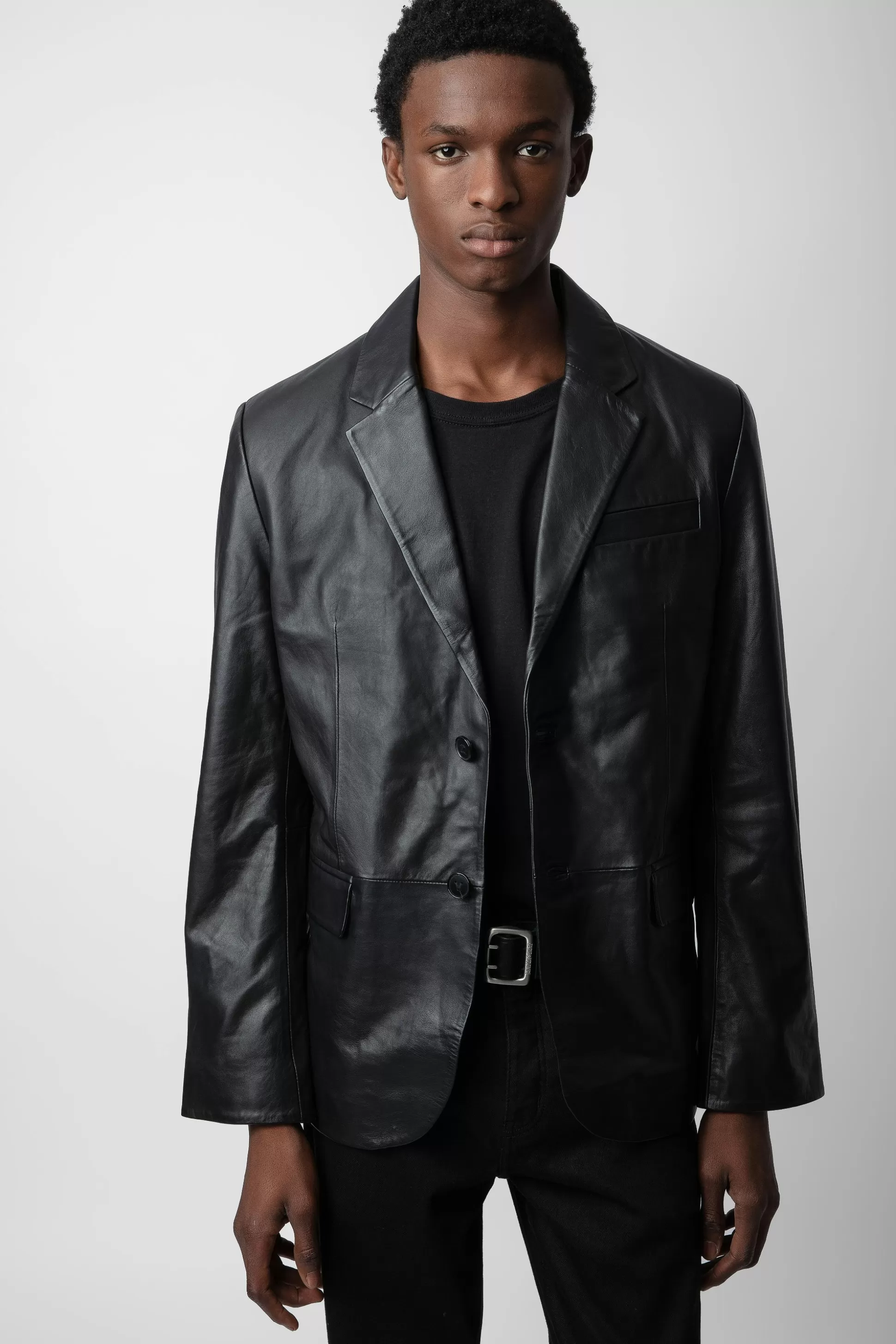 Hommes Zadig & Voltaire Manteaux Et Vestes^Blazer En Cuir Valfried