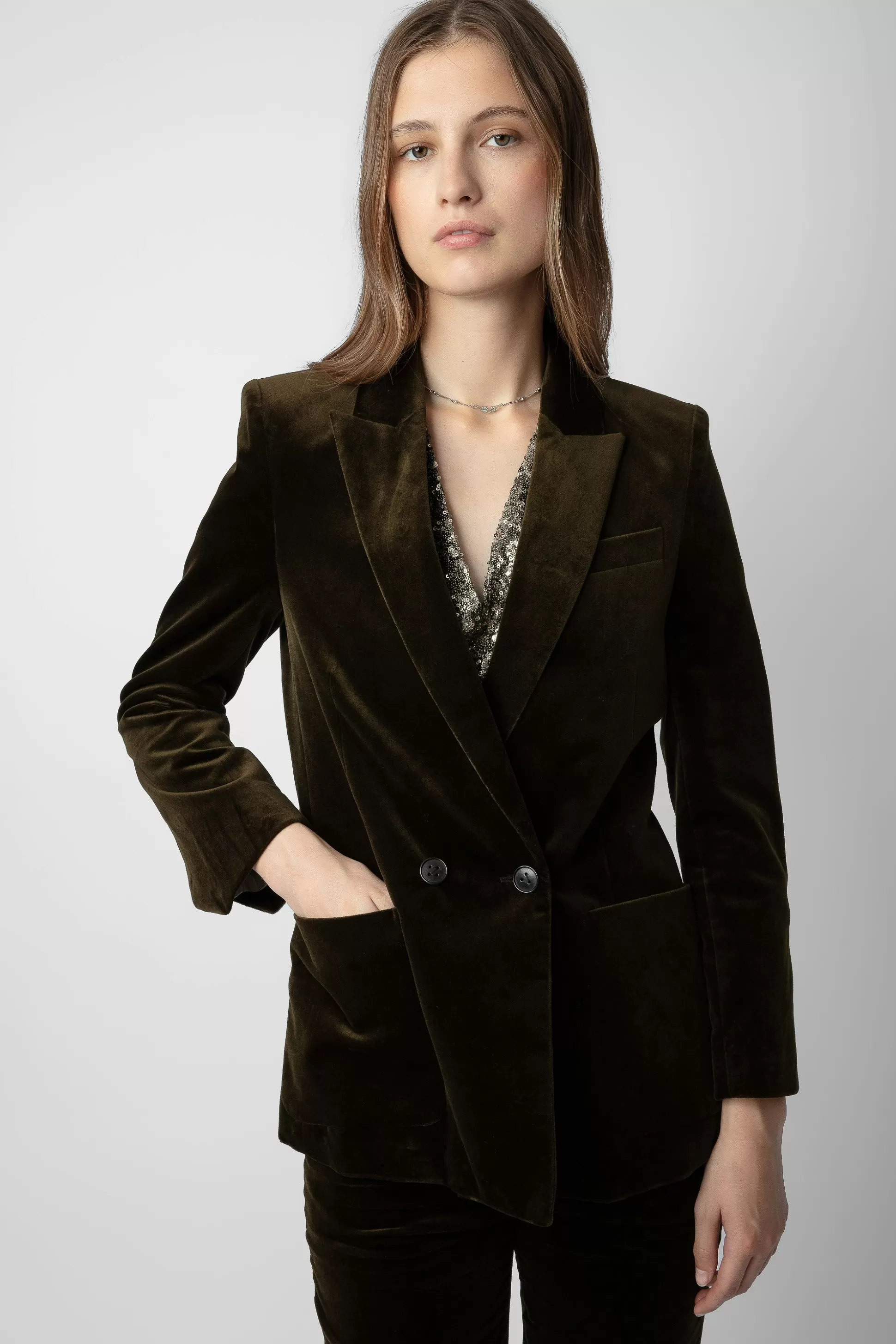 Femmes Zadig & Voltaire Vestes^Blazer En Velours Visko