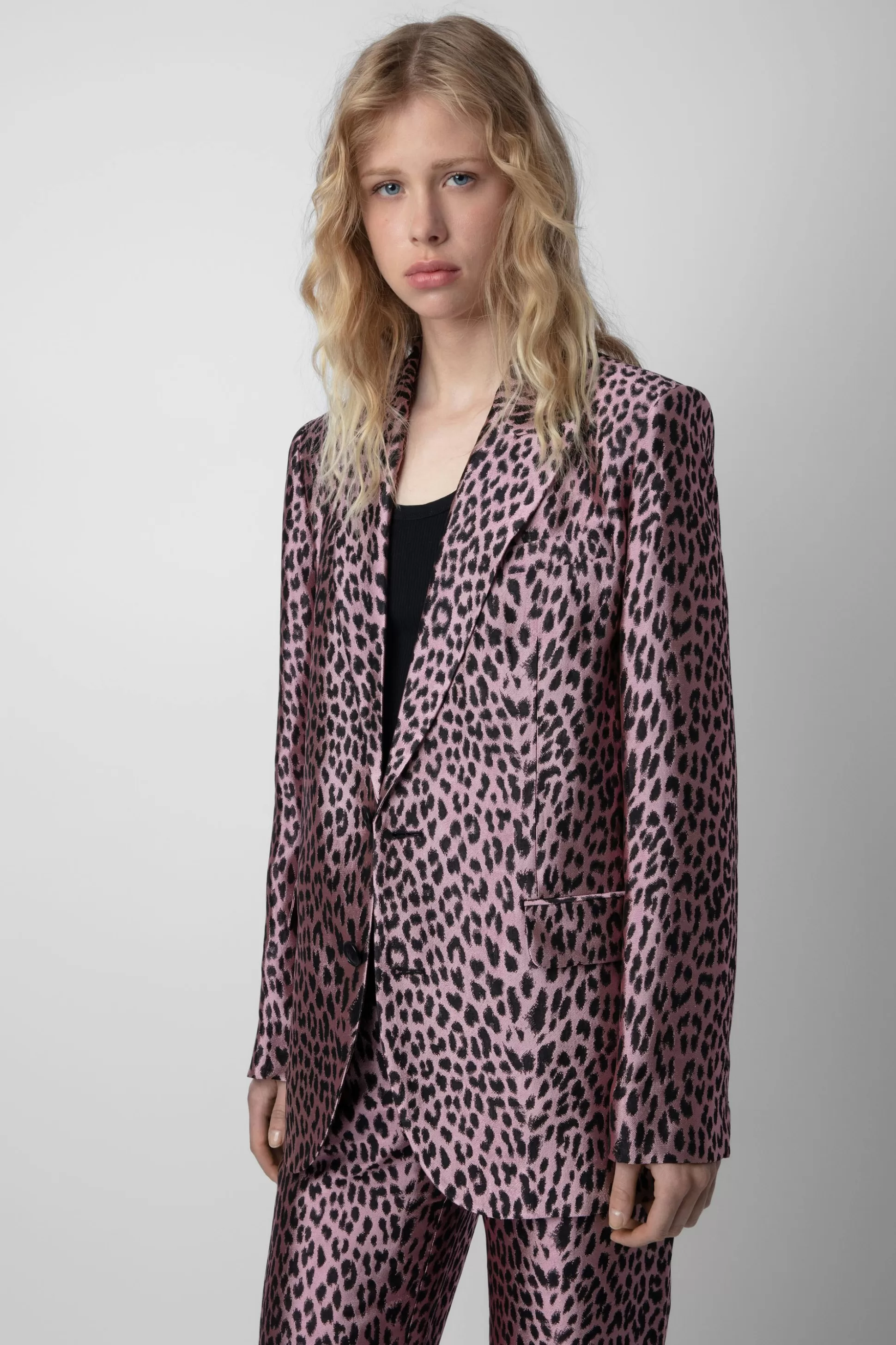 Femmes Zadig & Voltaire Costumes^Blazer Jacquard Leopard Vegy