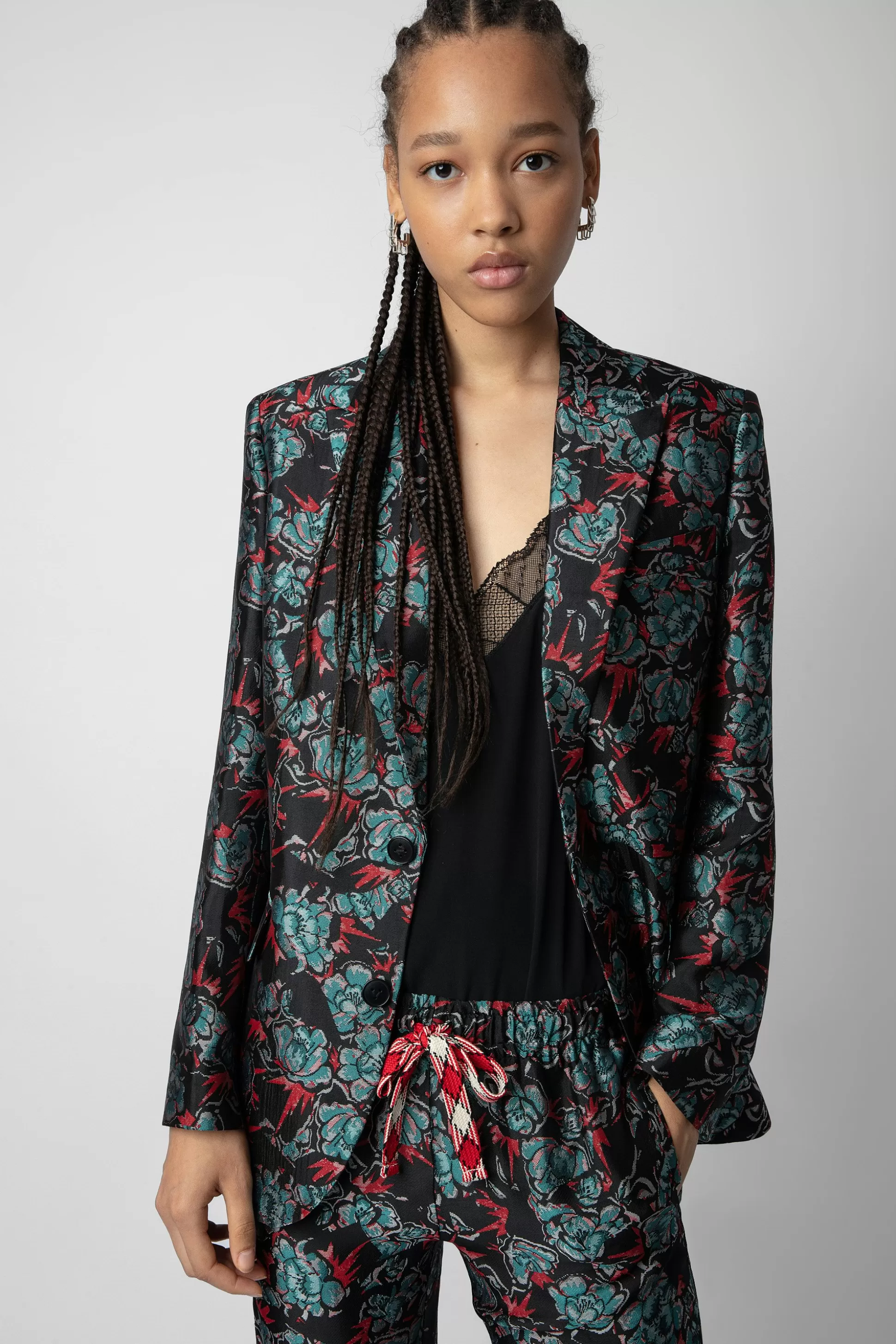 Femmes Zadig & Voltaire Costumes^Blazer Vegy Thunder En Jacquard