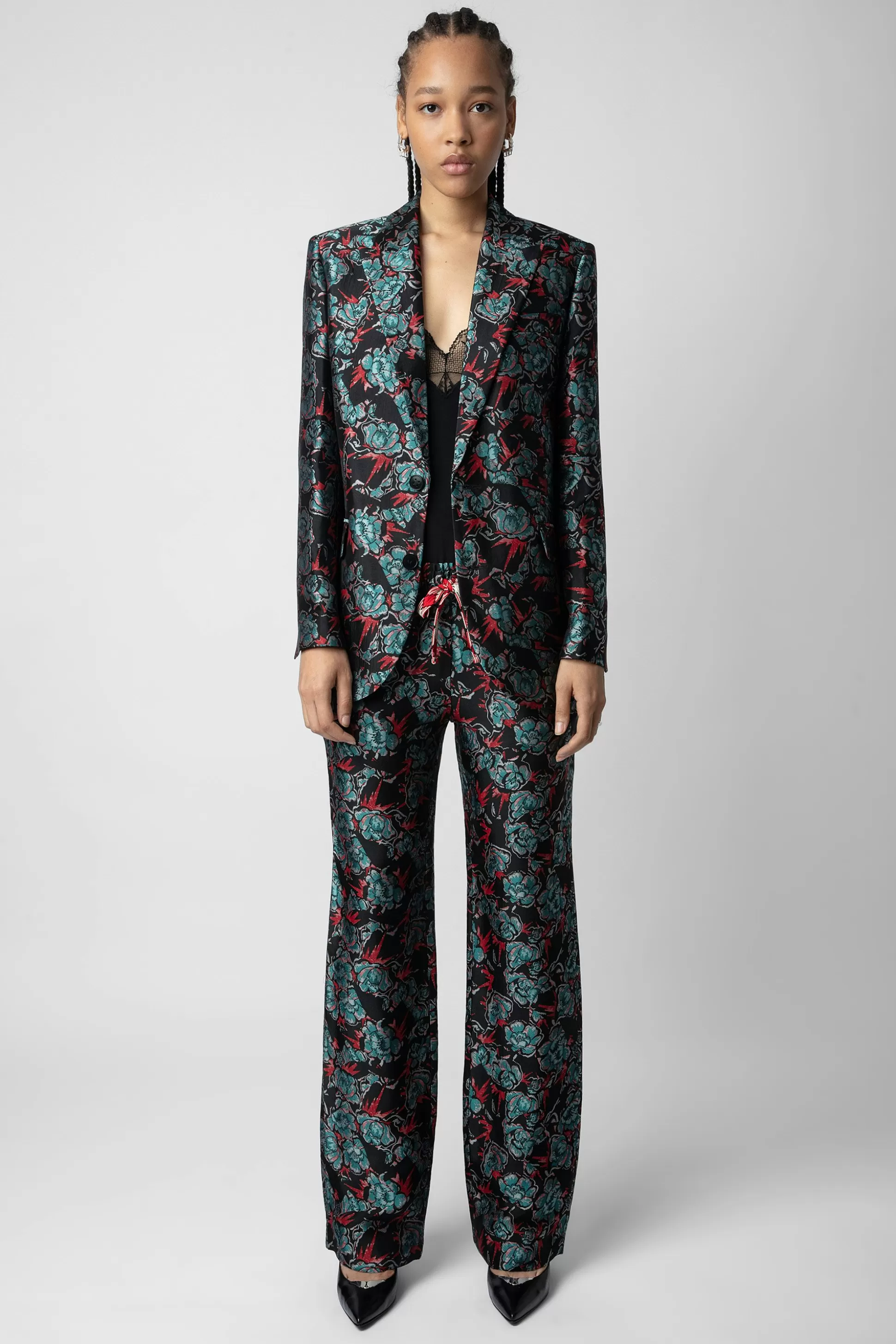 Femmes Zadig & Voltaire Costumes^Blazer Vegy Thunder En Jacquard