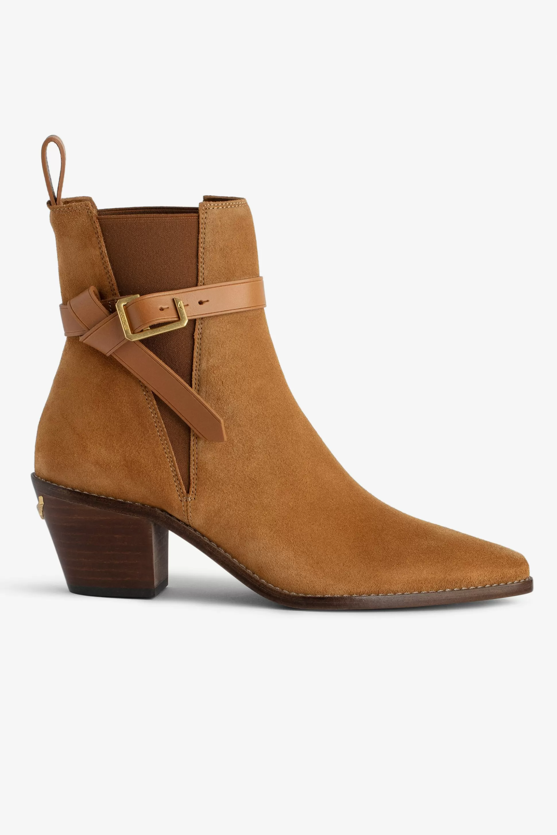 Femmes Zadig & Voltaire Bottes^Bottines En Daim Tyler