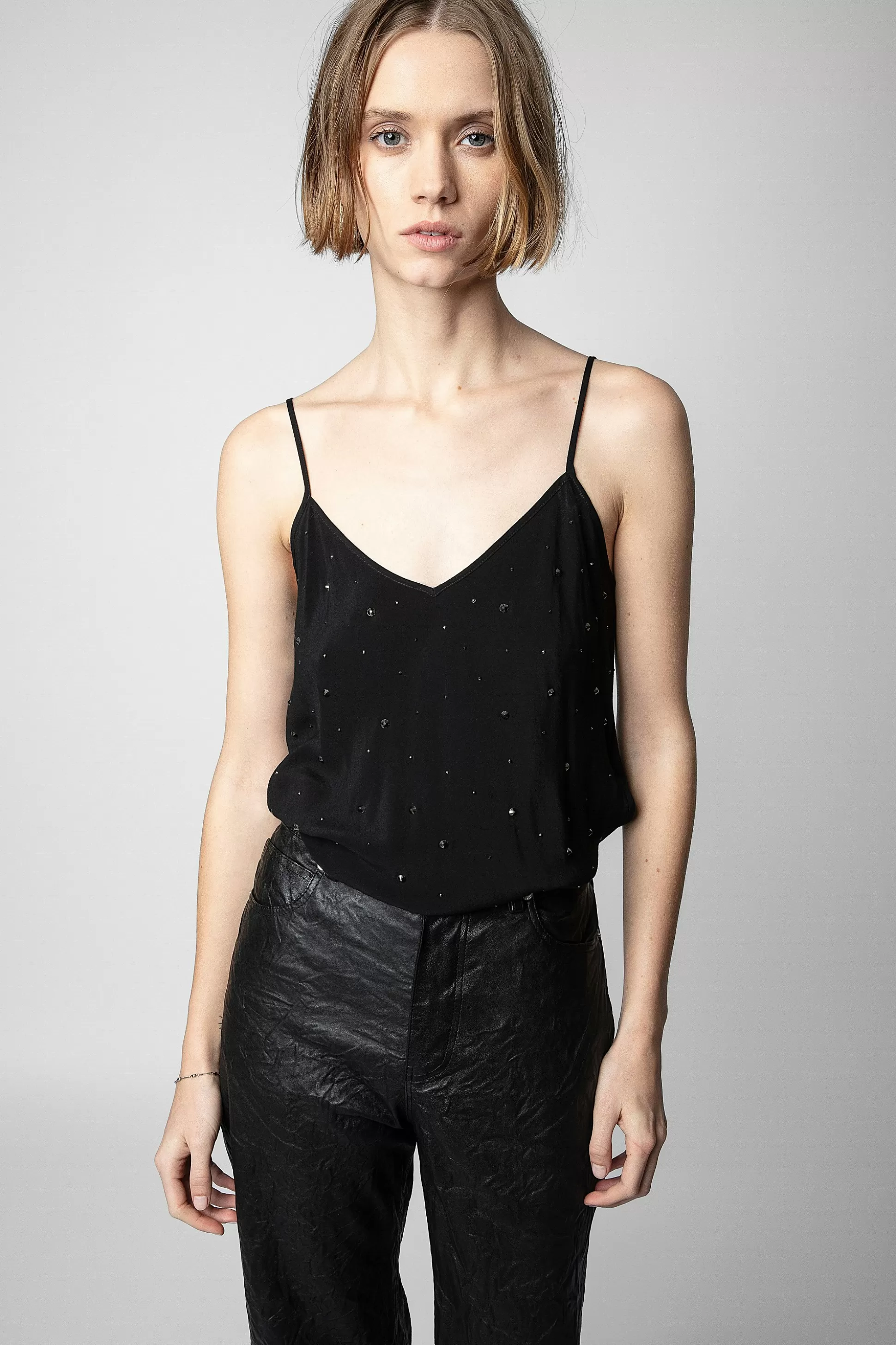 Femmes Zadig & Voltaire Chemises Et Hauts^Caraco Casel Doux Strass