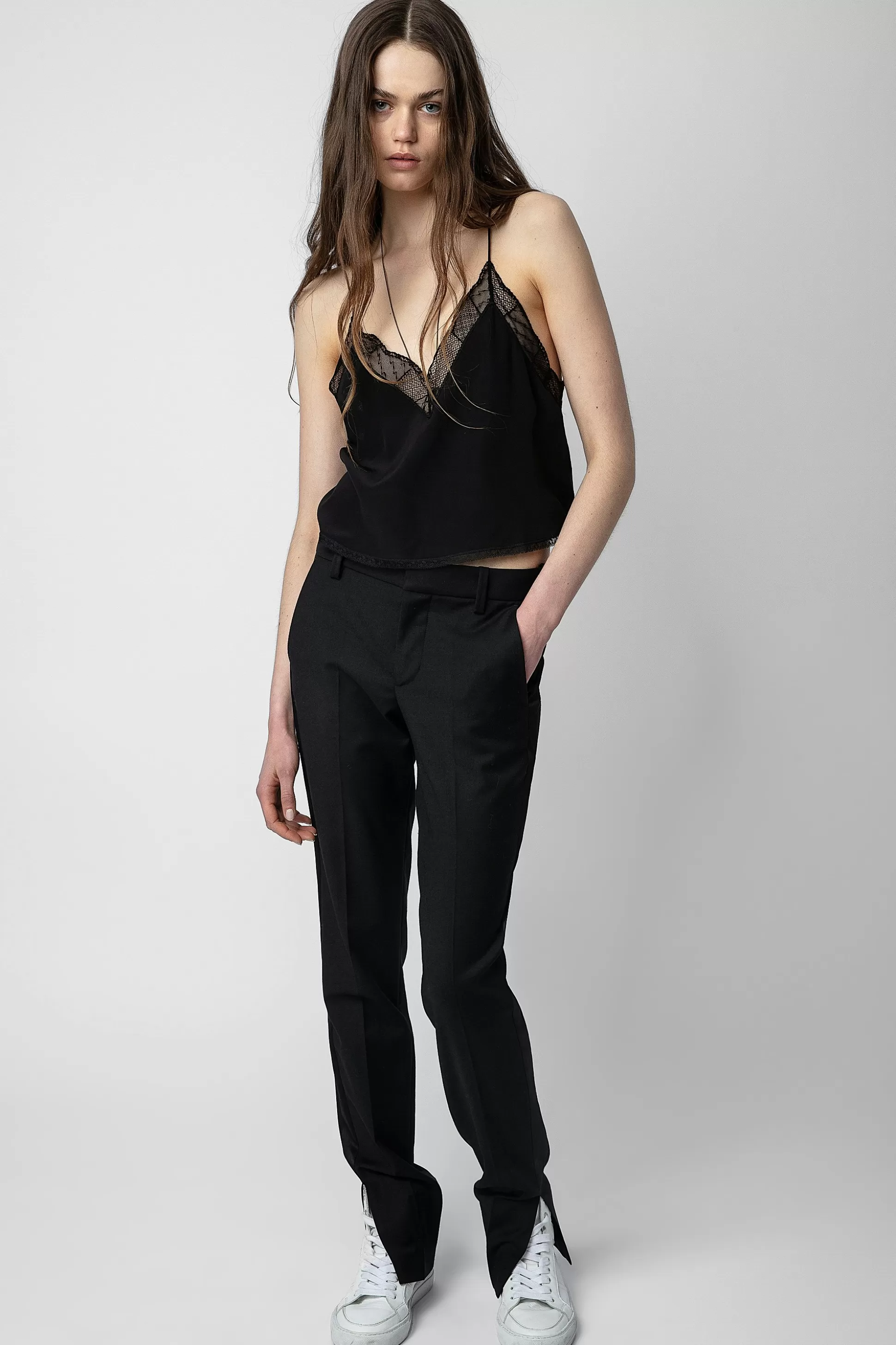 Femmes Zadig & Voltaire Chemises Et Hauts^Caraco Court En Soie Christy