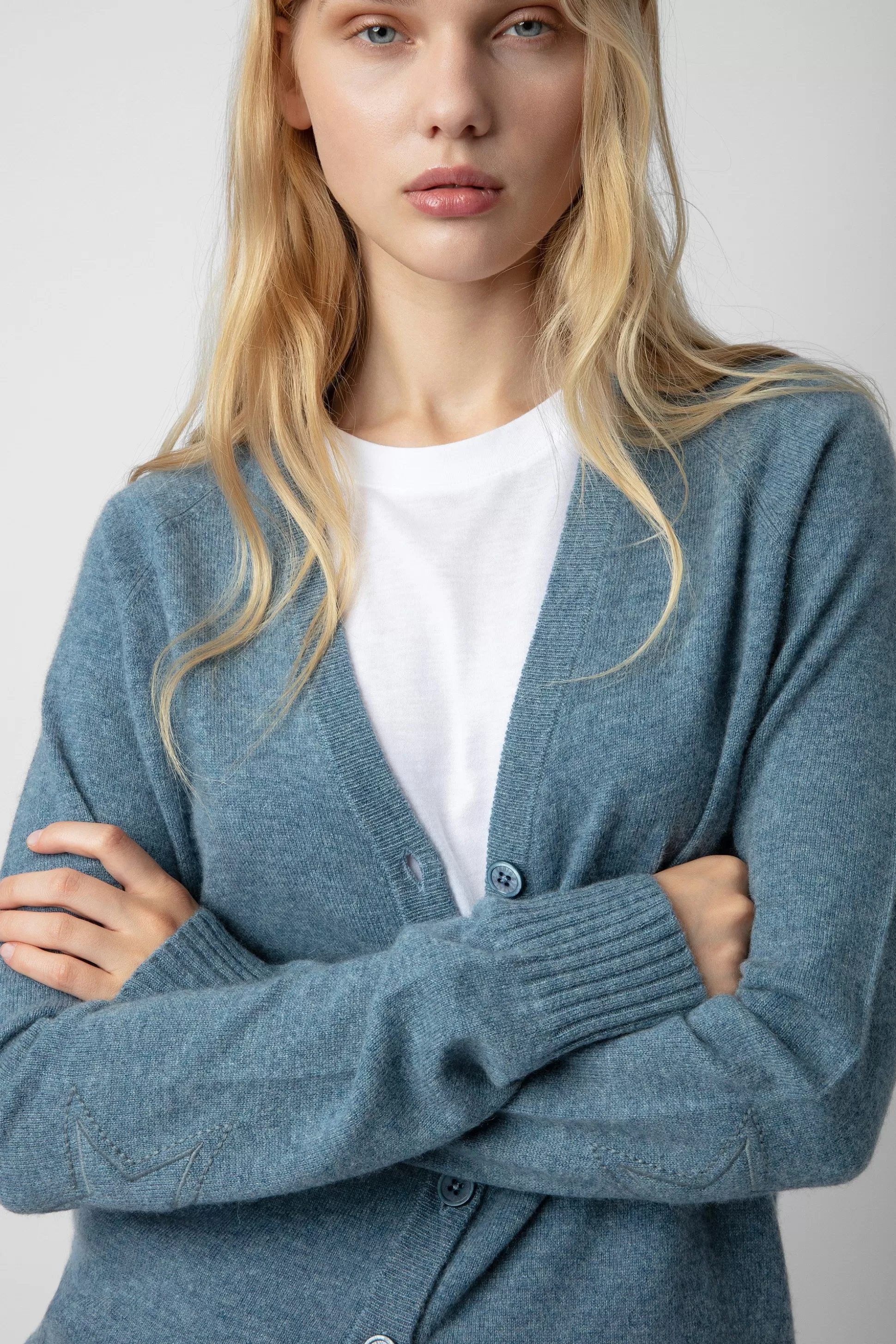 Femmes Zadig & Voltaire Pulls Et Gilets^Cardigan En Cachemire A Patch Jim