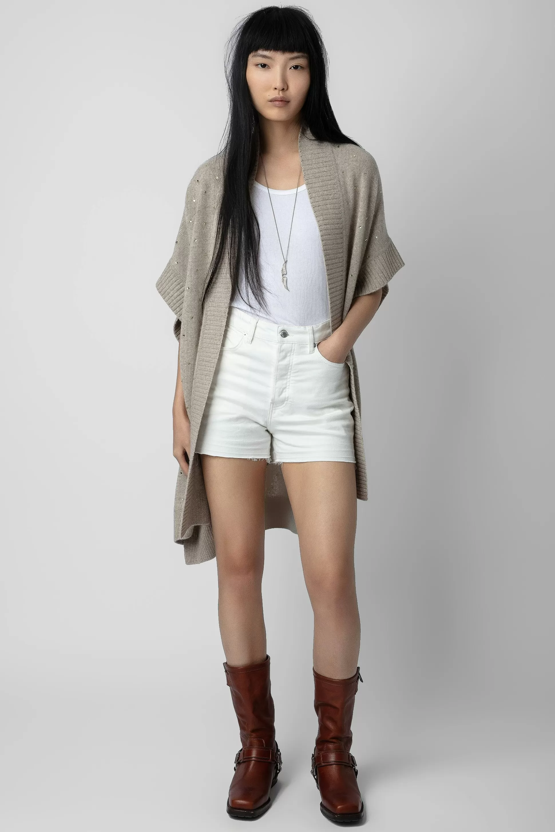 Femmes Zadig & Voltaire Pulls Et Gilets^Cardigan En Cachemire Indiany
