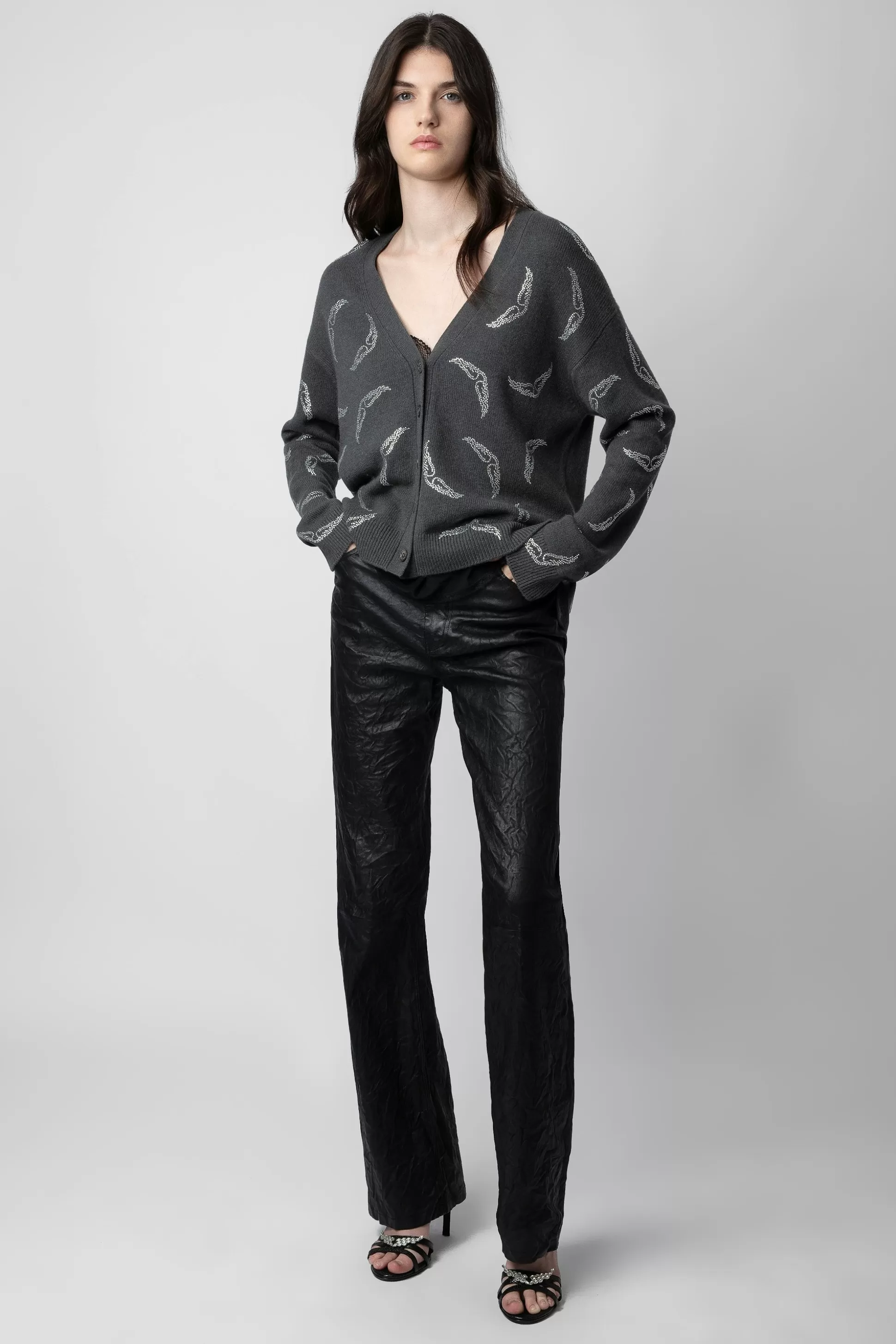 Femmes Zadig & Voltaire Pulls Et Gilets^Cardigan En Cachemire Mirka Diamante