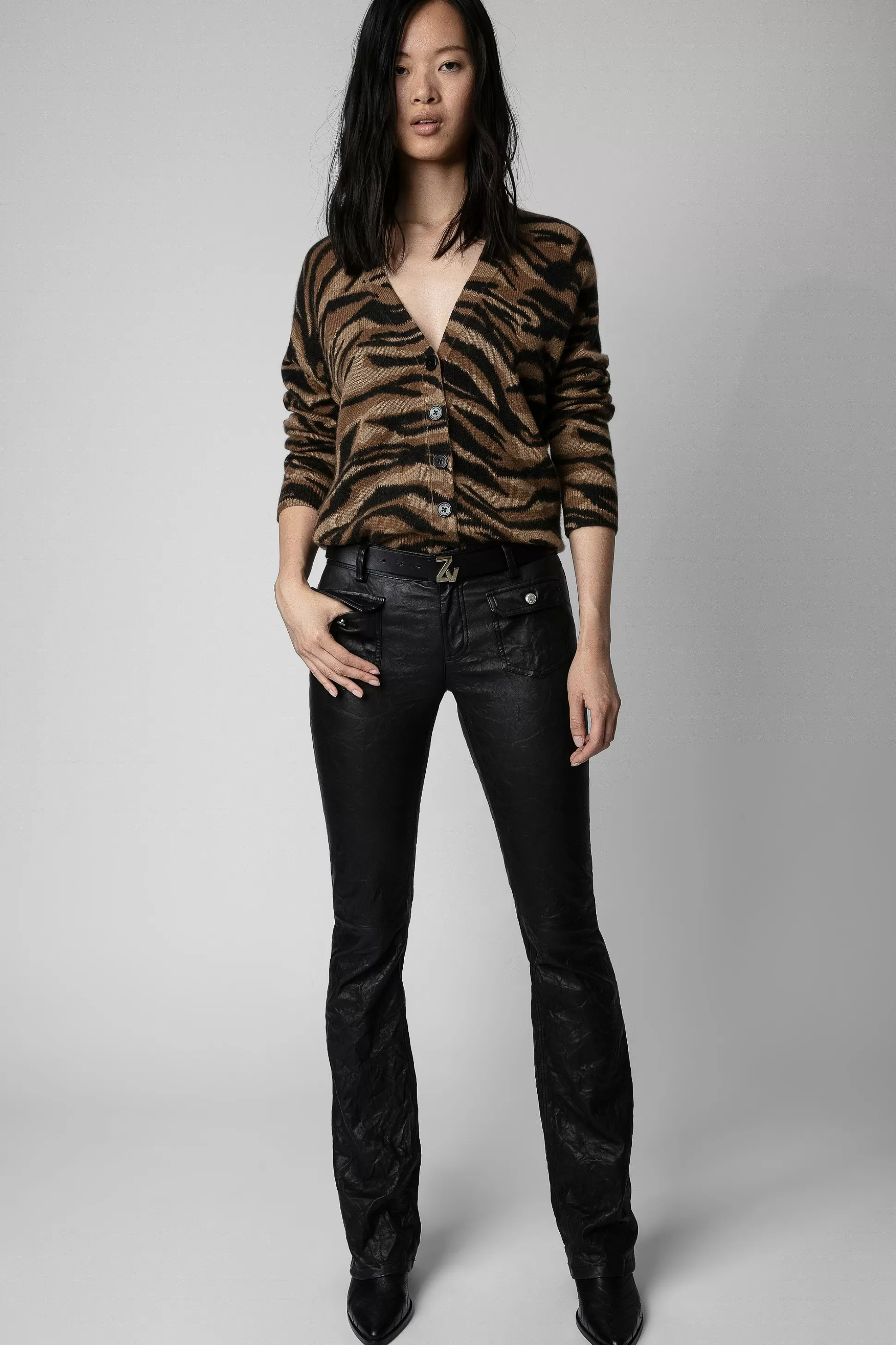 Femmes Zadig & Voltaire Pulls Et Gilets^Cardigan En Cachemire Mirka Tigre