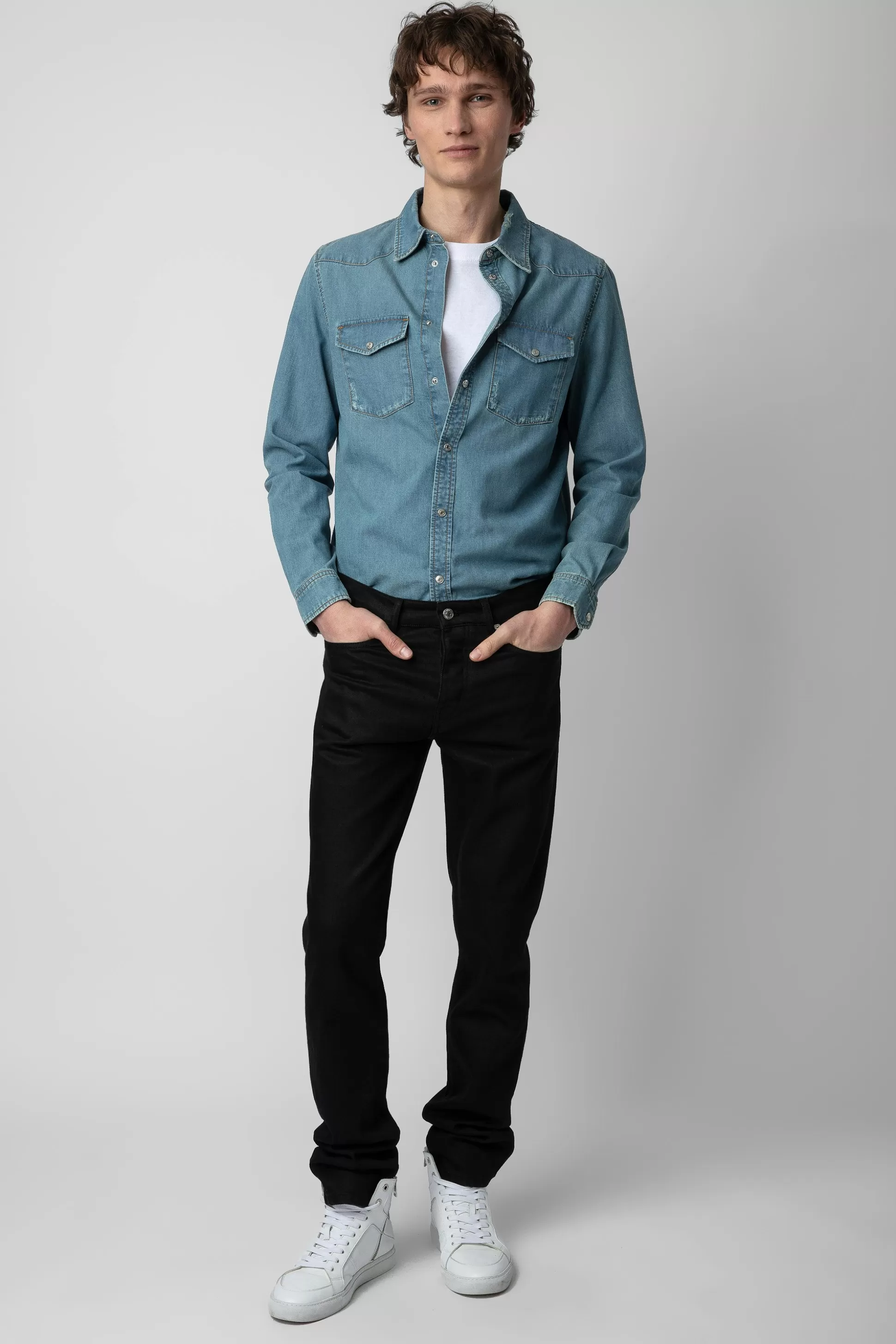 Hommes Zadig & Voltaire Chemises^Chemise En Jean Stan