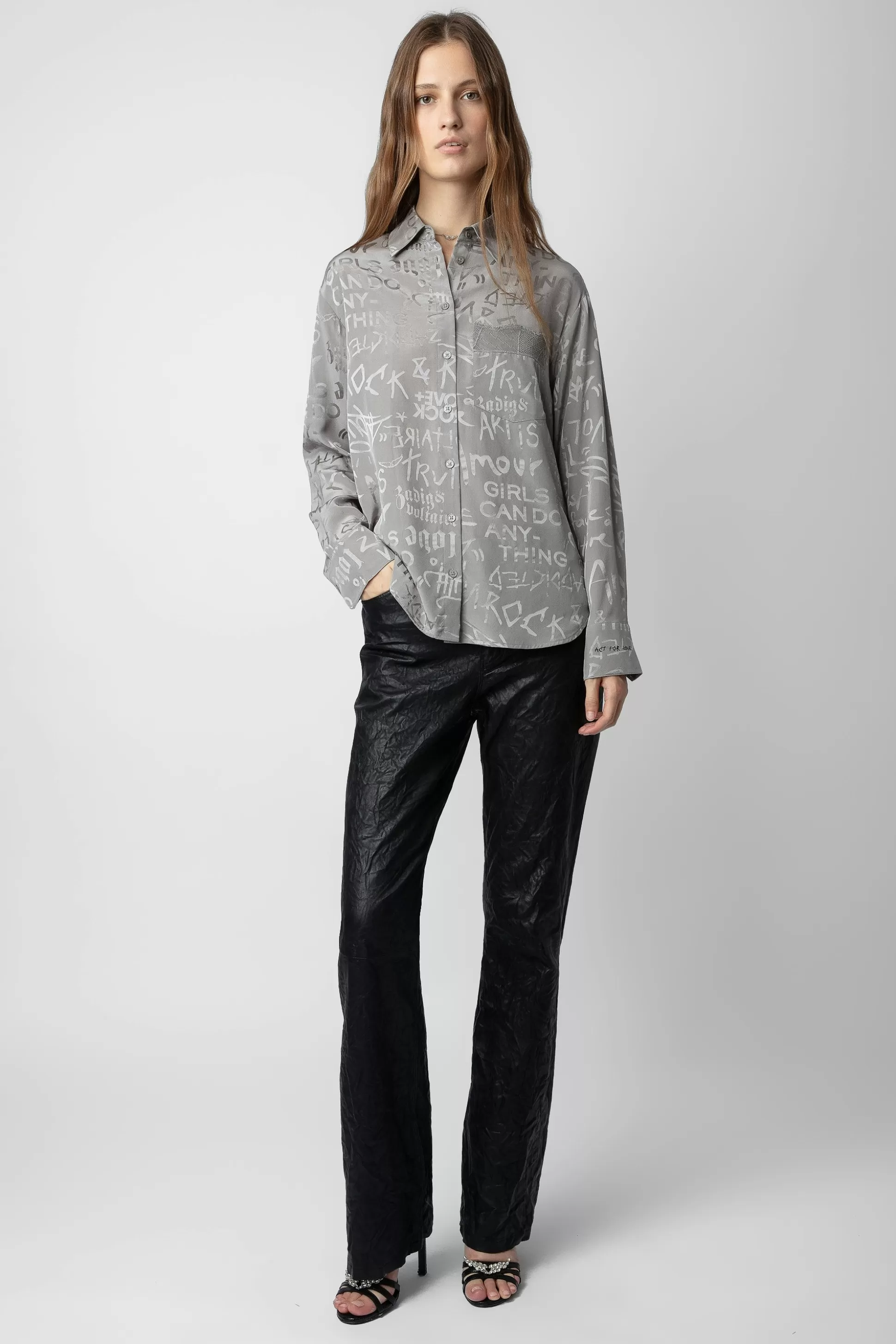Femmes Zadig & Voltaire Chemises Et Hauts^Chemise En Soie Jacquard Morning