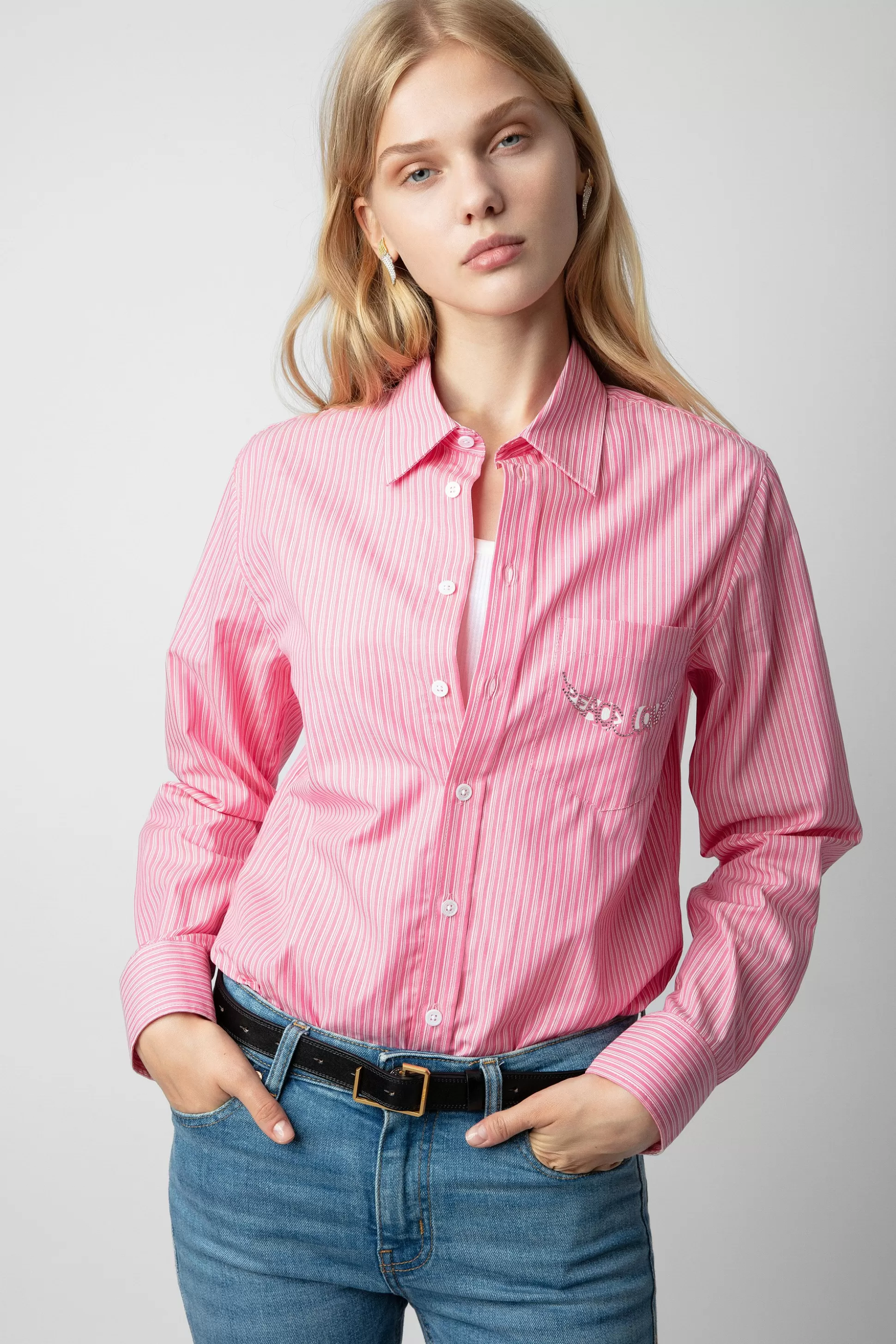 Femmes Zadig & Voltaire Chemises Et Hauts^Chemise Taskiz Diamantee