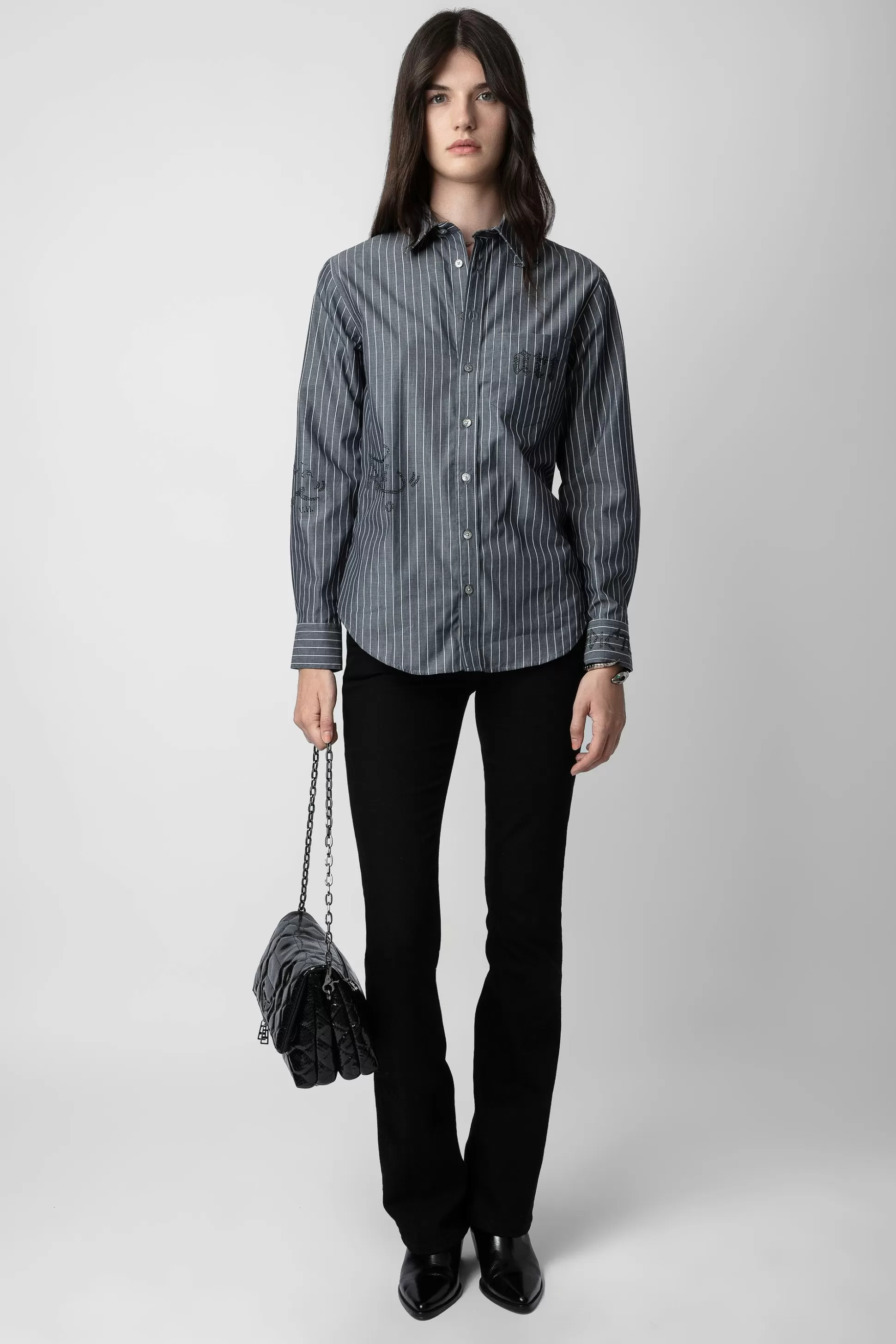 Femmes Zadig & Voltaire Chemises Et Hauts^Chemise Taskiz Diamantee