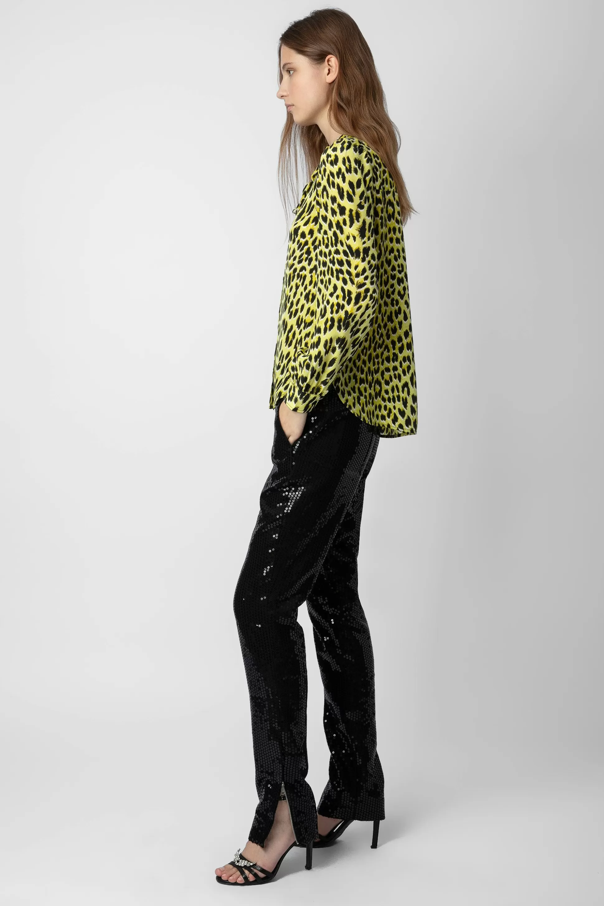 Femmes Zadig & Voltaire Chemises Et Hauts^Chemisier En Soie Leopard Taos