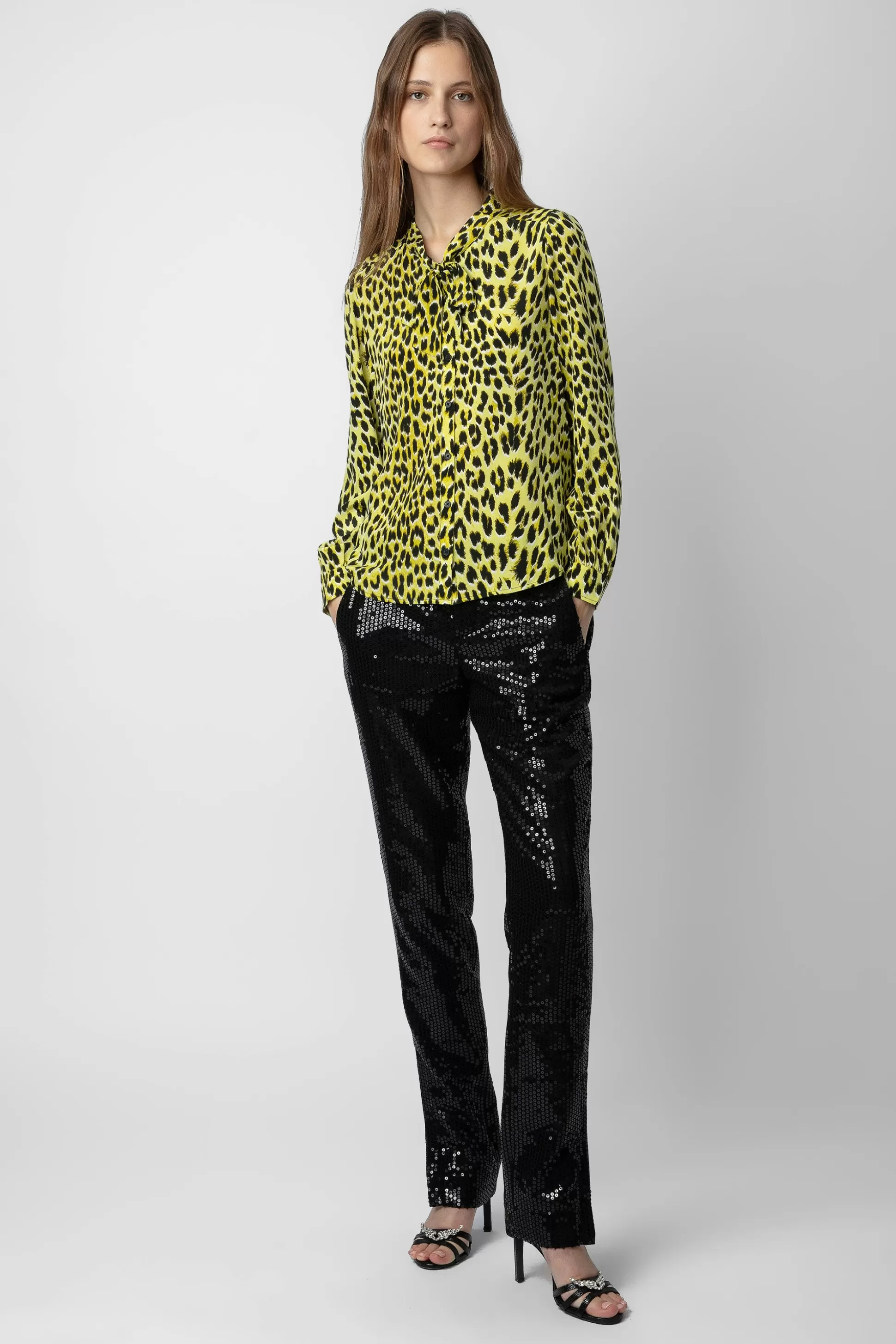 Femmes Zadig & Voltaire Chemises Et Hauts^Chemisier En Soie Leopard Taos