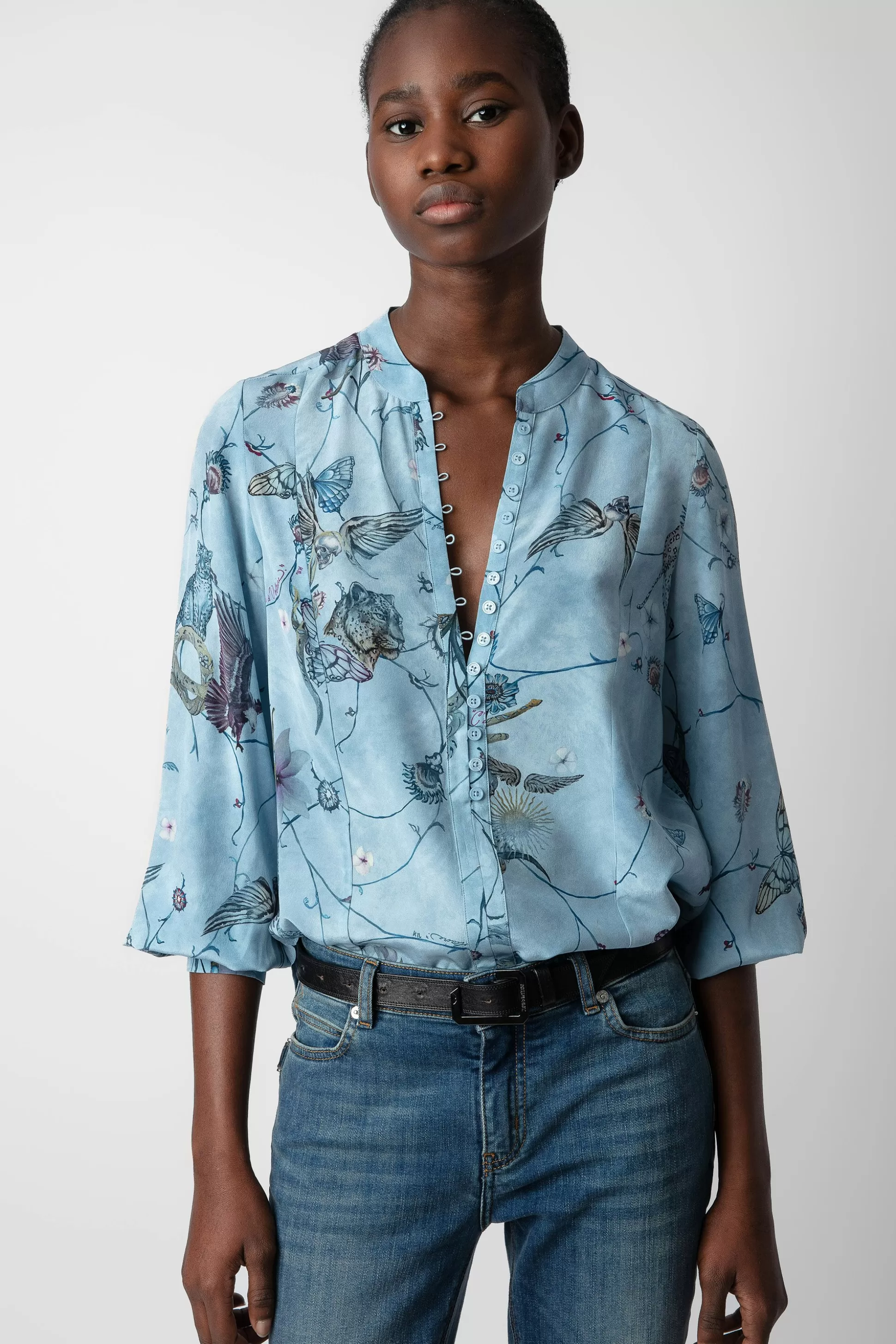 Femmes Zadig & Voltaire Chemises Et Hauts^Chemisier En Soie Twina