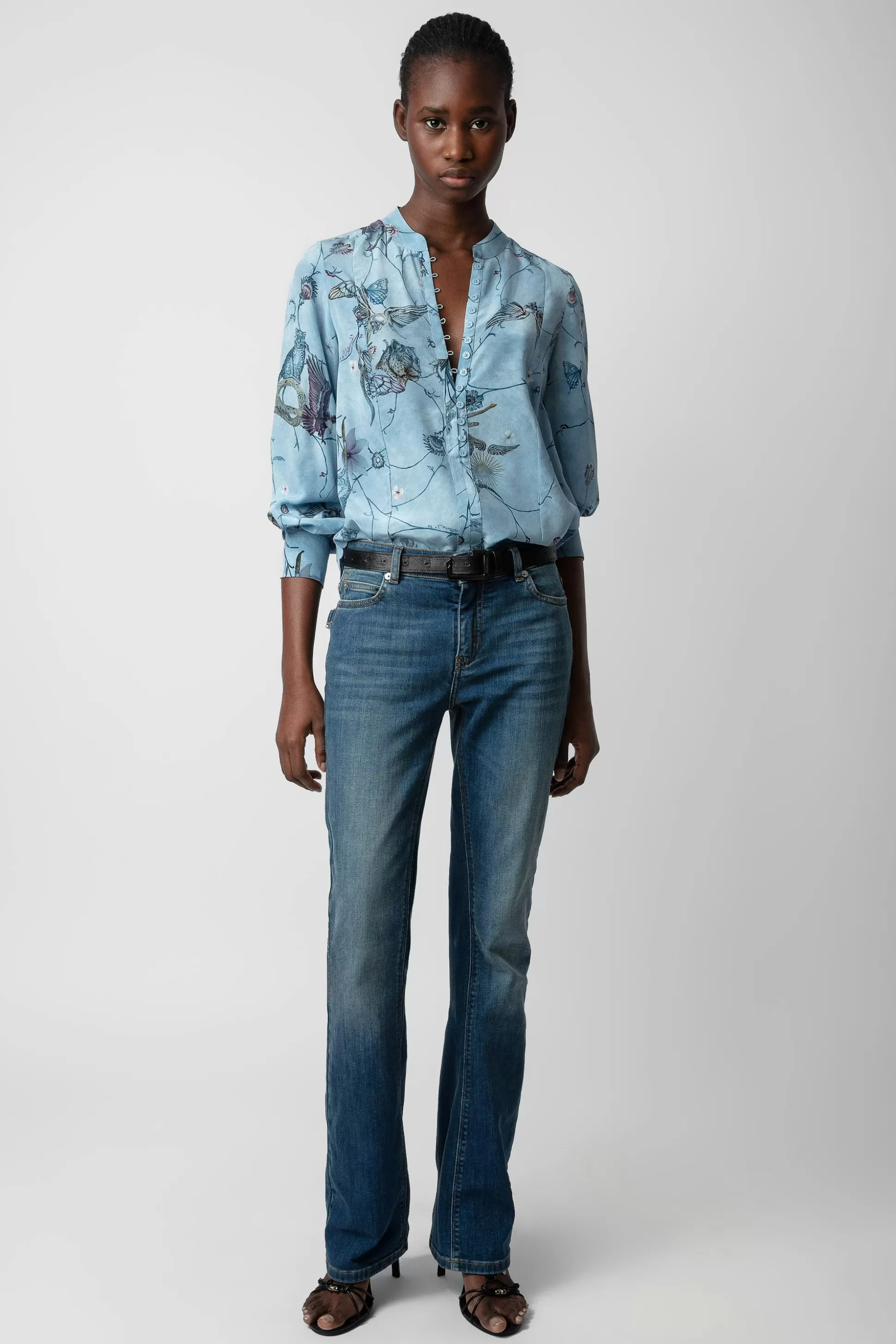 Femmes Zadig & Voltaire Chemises Et Hauts^Chemisier En Soie Twina