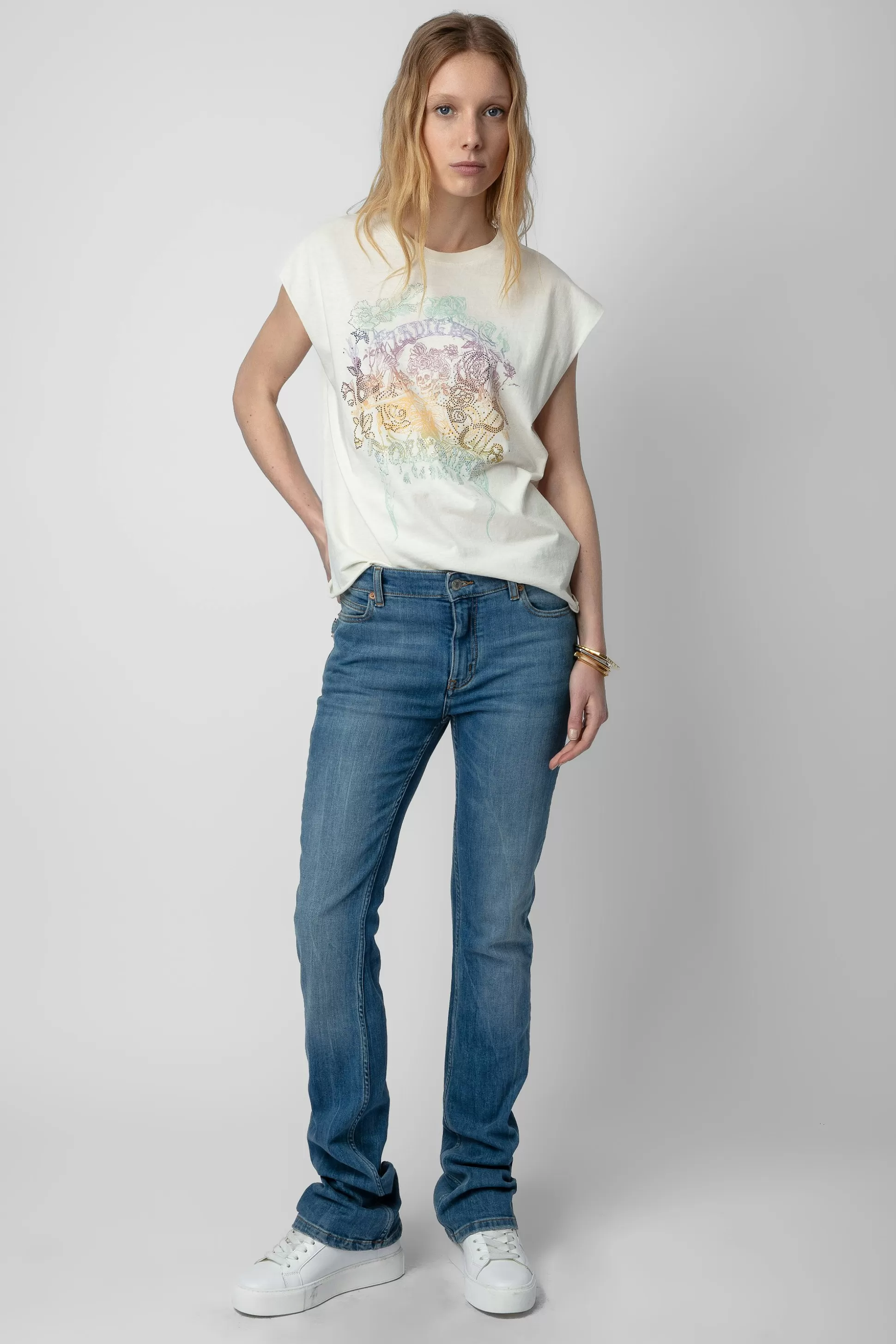 Femmes Zadig & Voltaire T-Shirts^Debardeur Cecilia Diamante