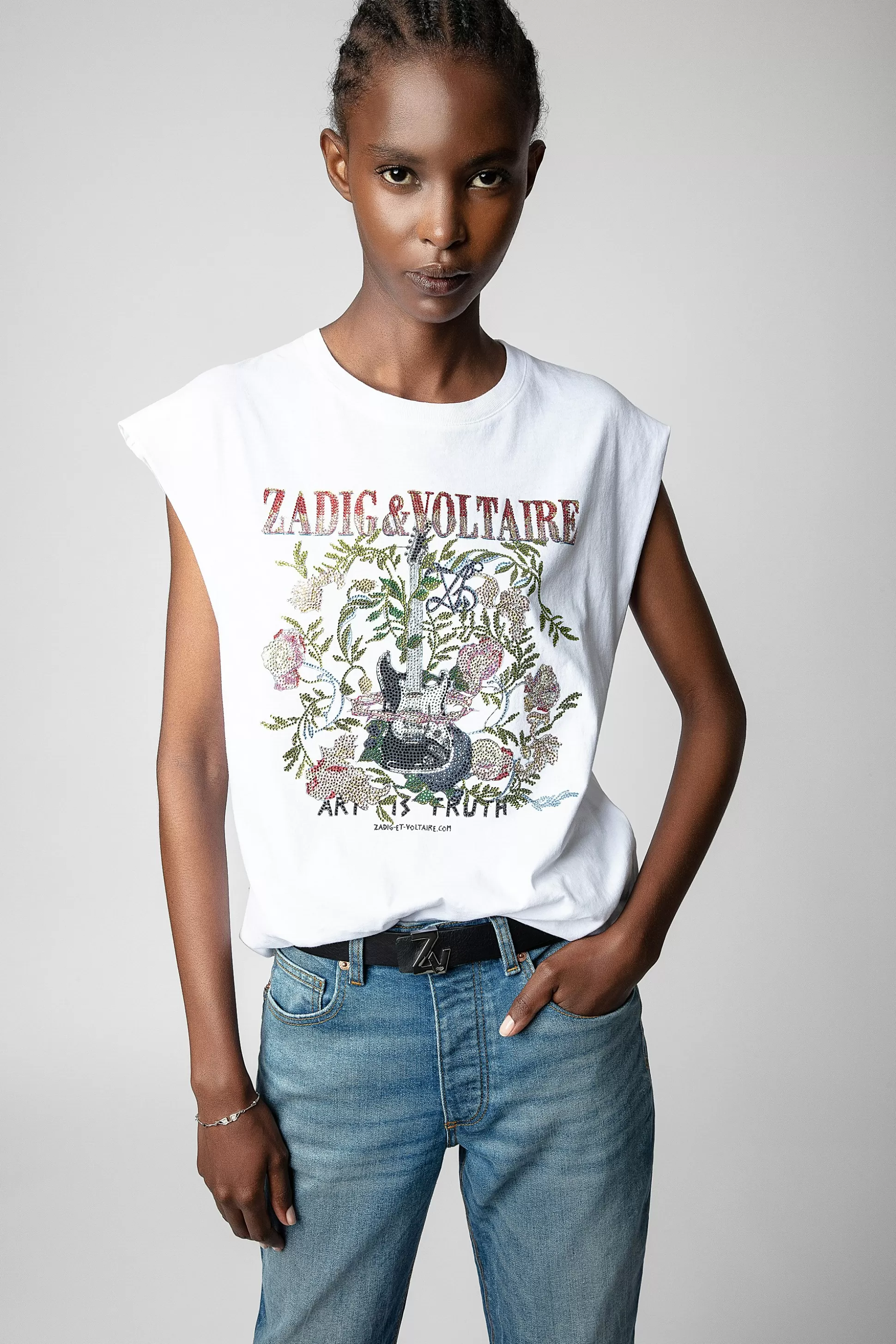 Femmes Zadig & Voltaire T-Shirts^Debardeur Guitare Cecilia