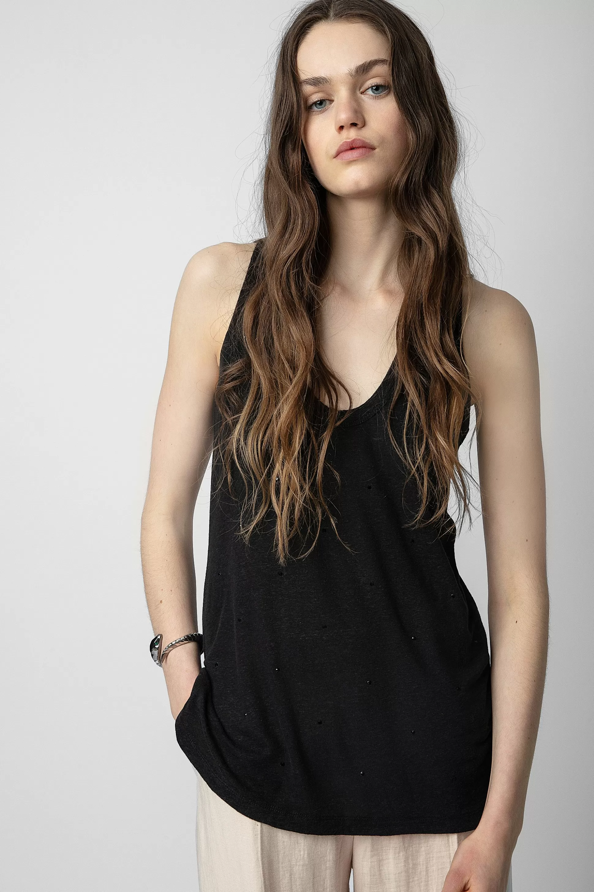Femmes Zadig & Voltaire T-Shirts^Debardeur Samy