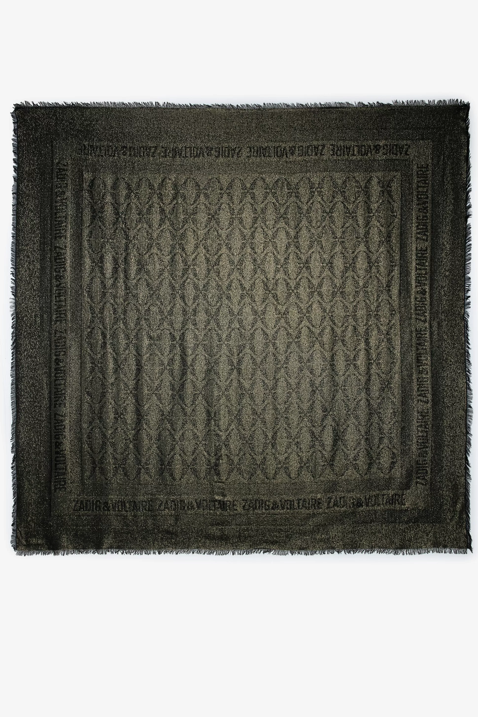 Femmes Zadig & Voltaire Vice-Voltaire^Echarpe Glenn Rock En Jacquard Lurex