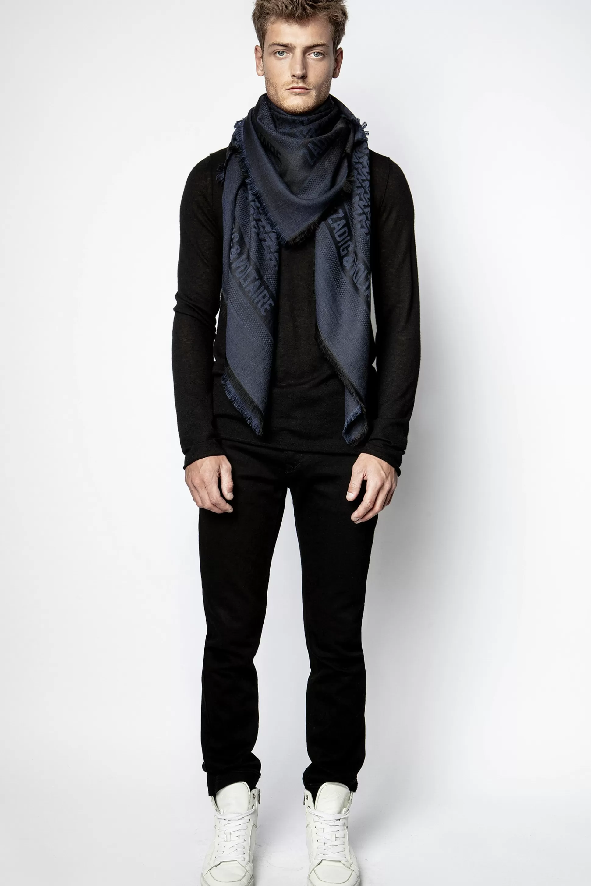 Hommes Zadig & Voltaire Echarpes^Foulard Zv Initiale Glenn