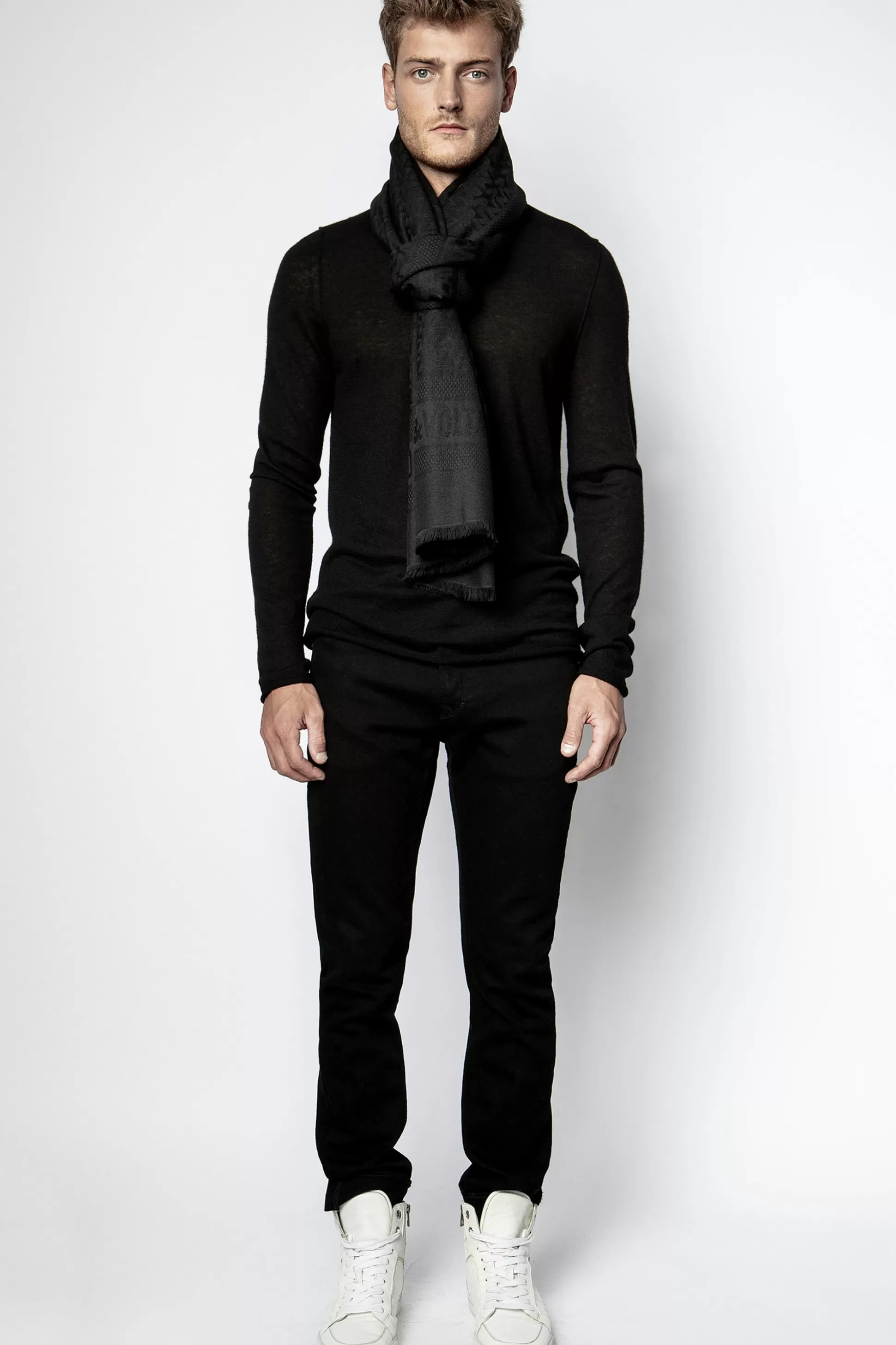 Hommes Zadig & Voltaire Echarpes^Foulard Zv Initiale Glenn