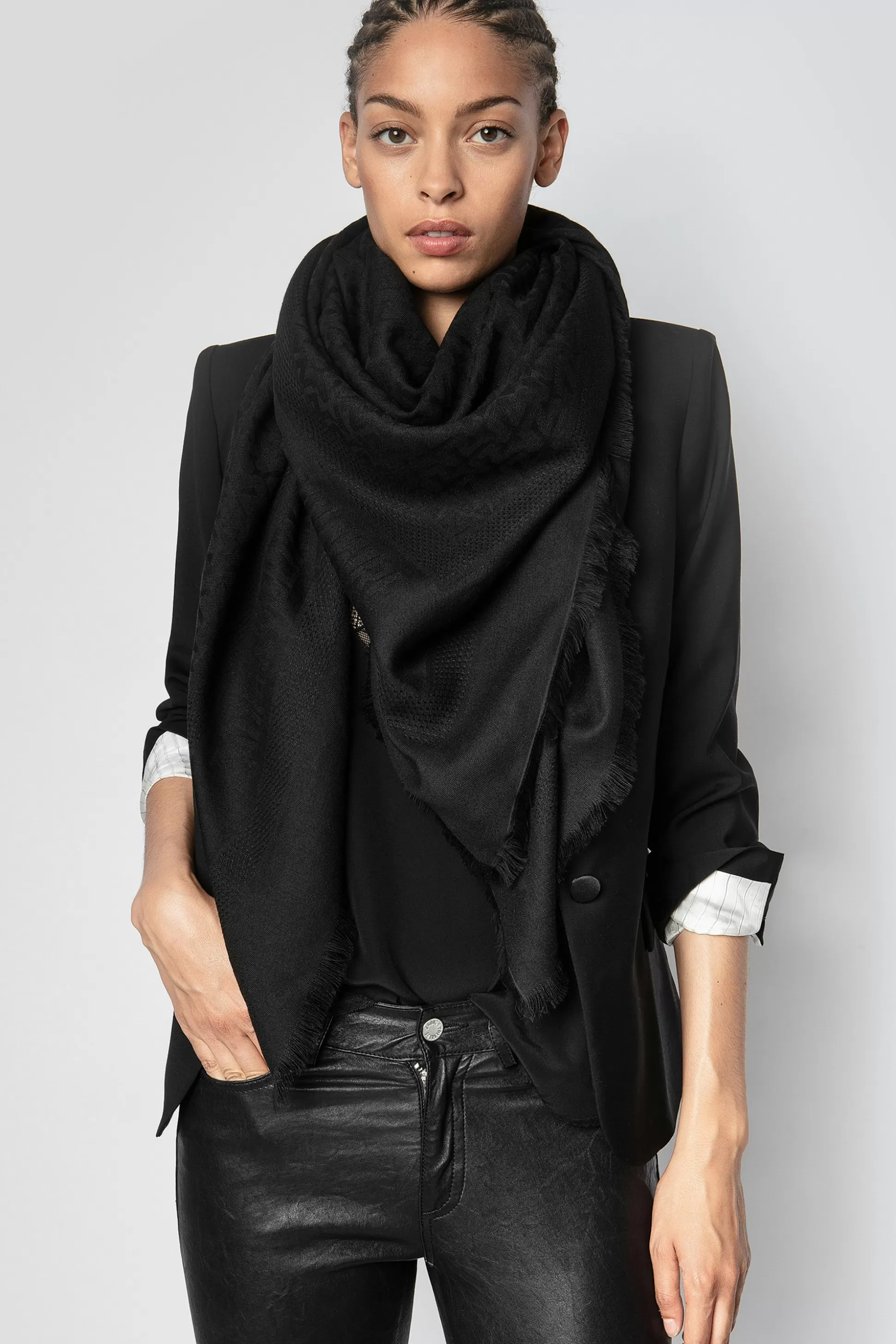Femmes Zadig & Voltaire Echarpes^Glenn Zv Initiale Foulard