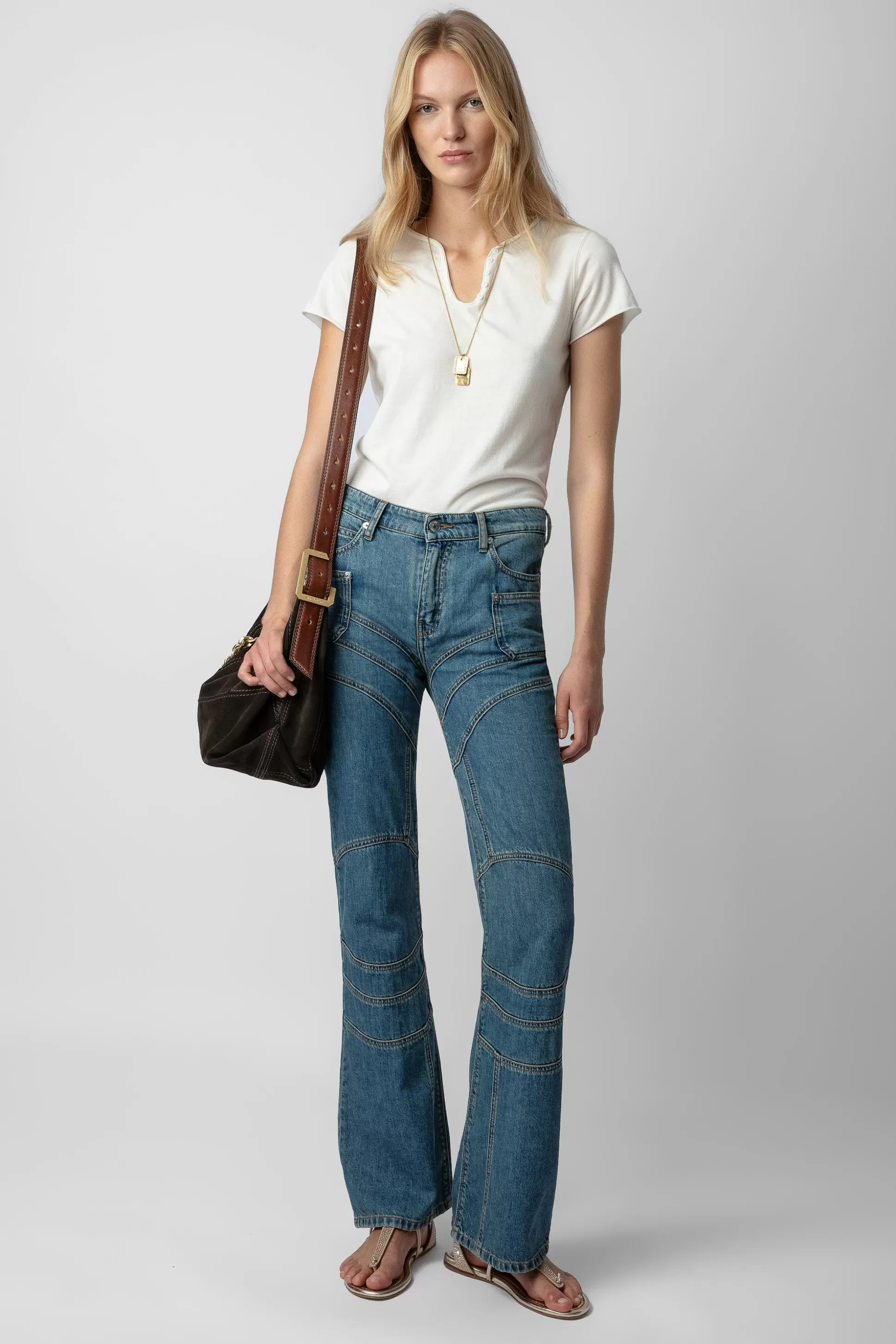 Femmes Zadig & Voltaire T-Shirts^Haut Henley Concert Crush
