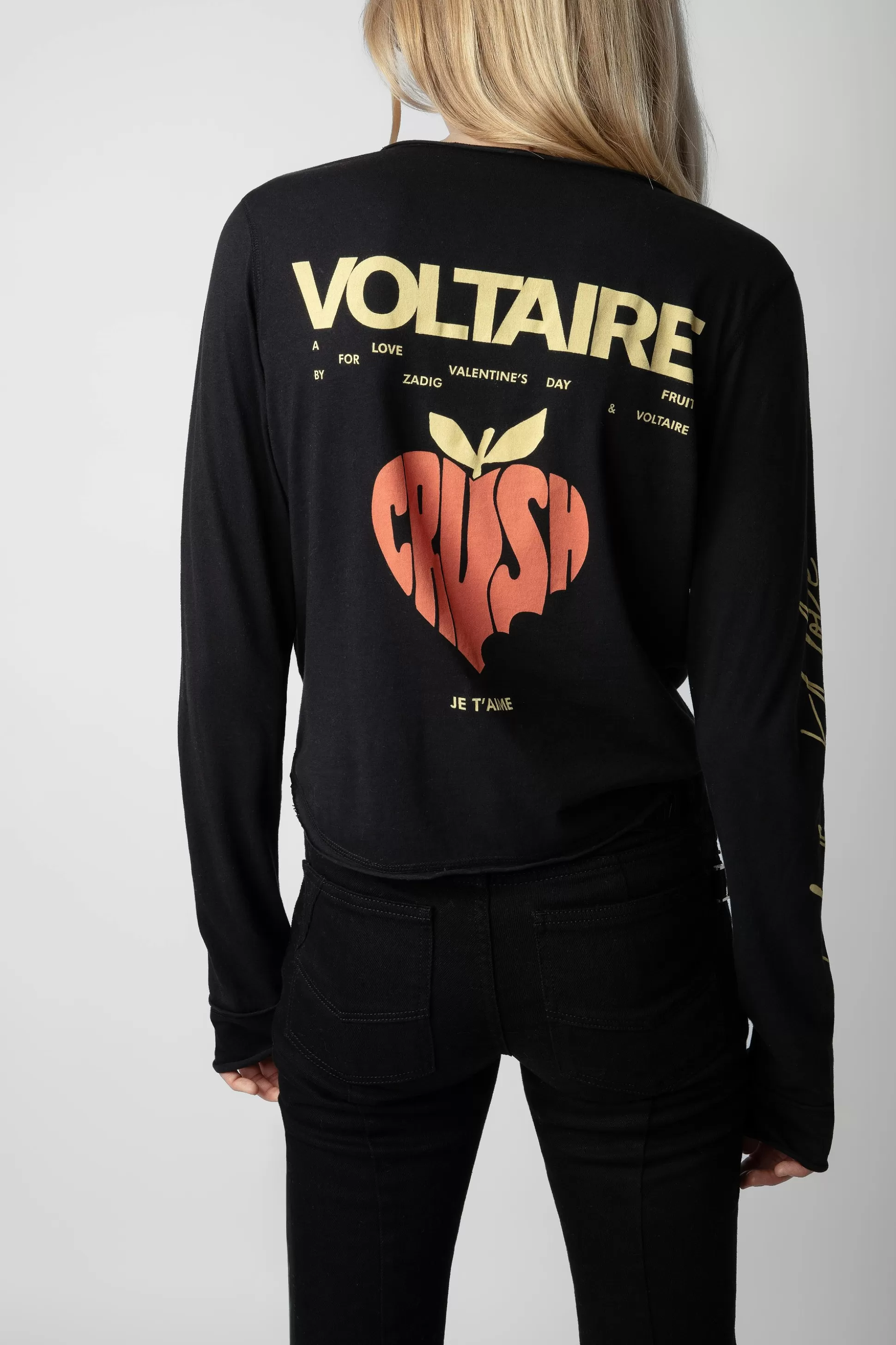 Femmes Zadig & Voltaire T-Shirts^Haut Henley Court Concert Crush