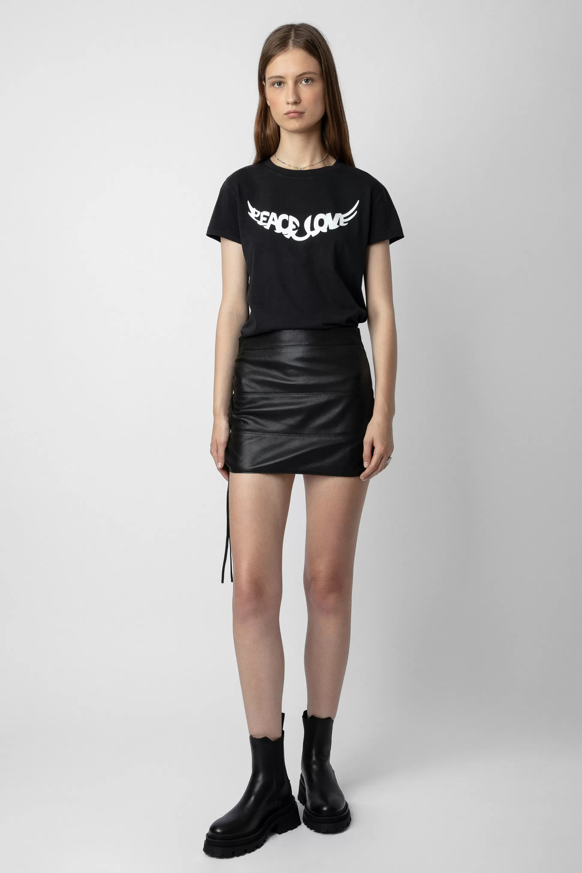 Femmes Zadig & Voltaire Robes Et Jupes^Jupe En Cuir Jylo
