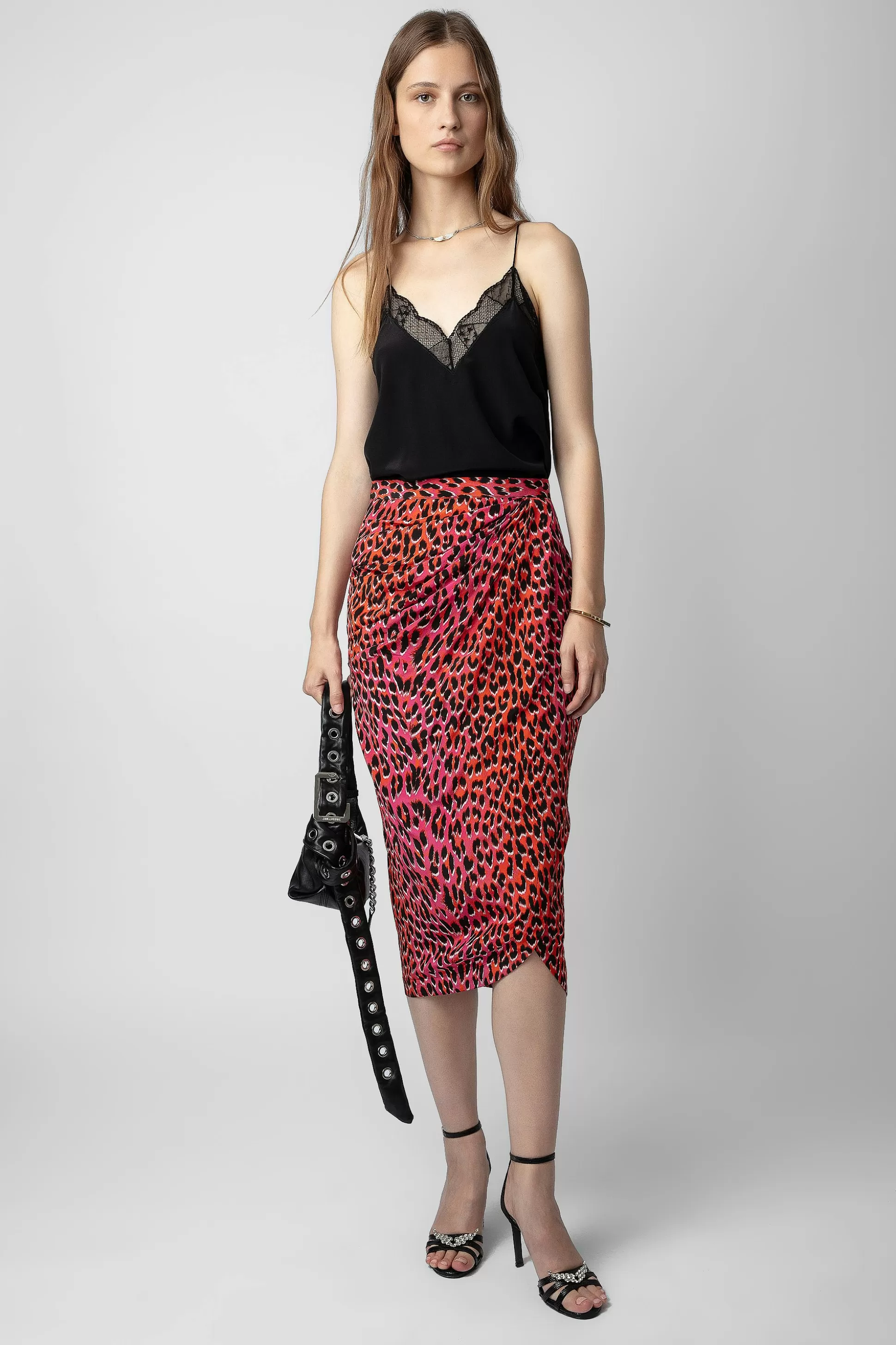 Femmes Zadig & Voltaire Robes Et Jupes^Jupe En Soie Leopard Jamelia