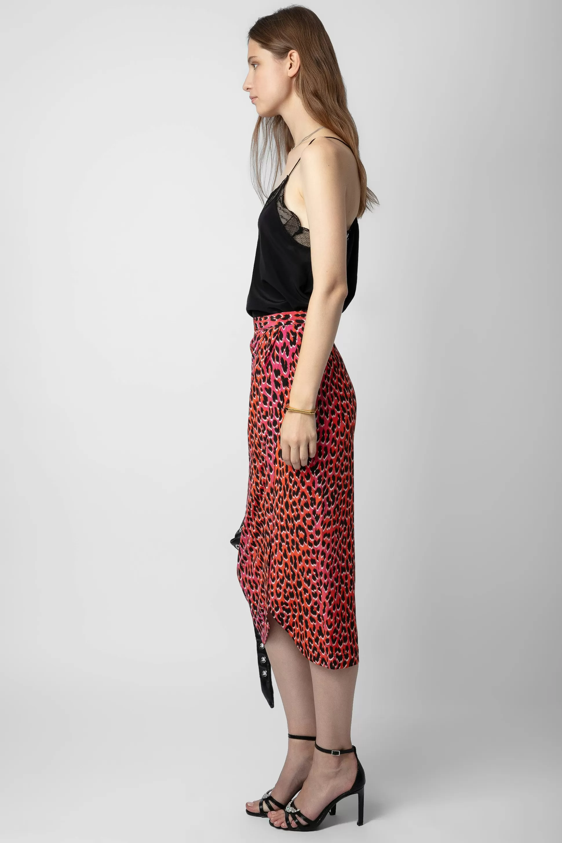 Femmes Zadig & Voltaire Robes Et Jupes^Jupe En Soie Leopard Jamelia
