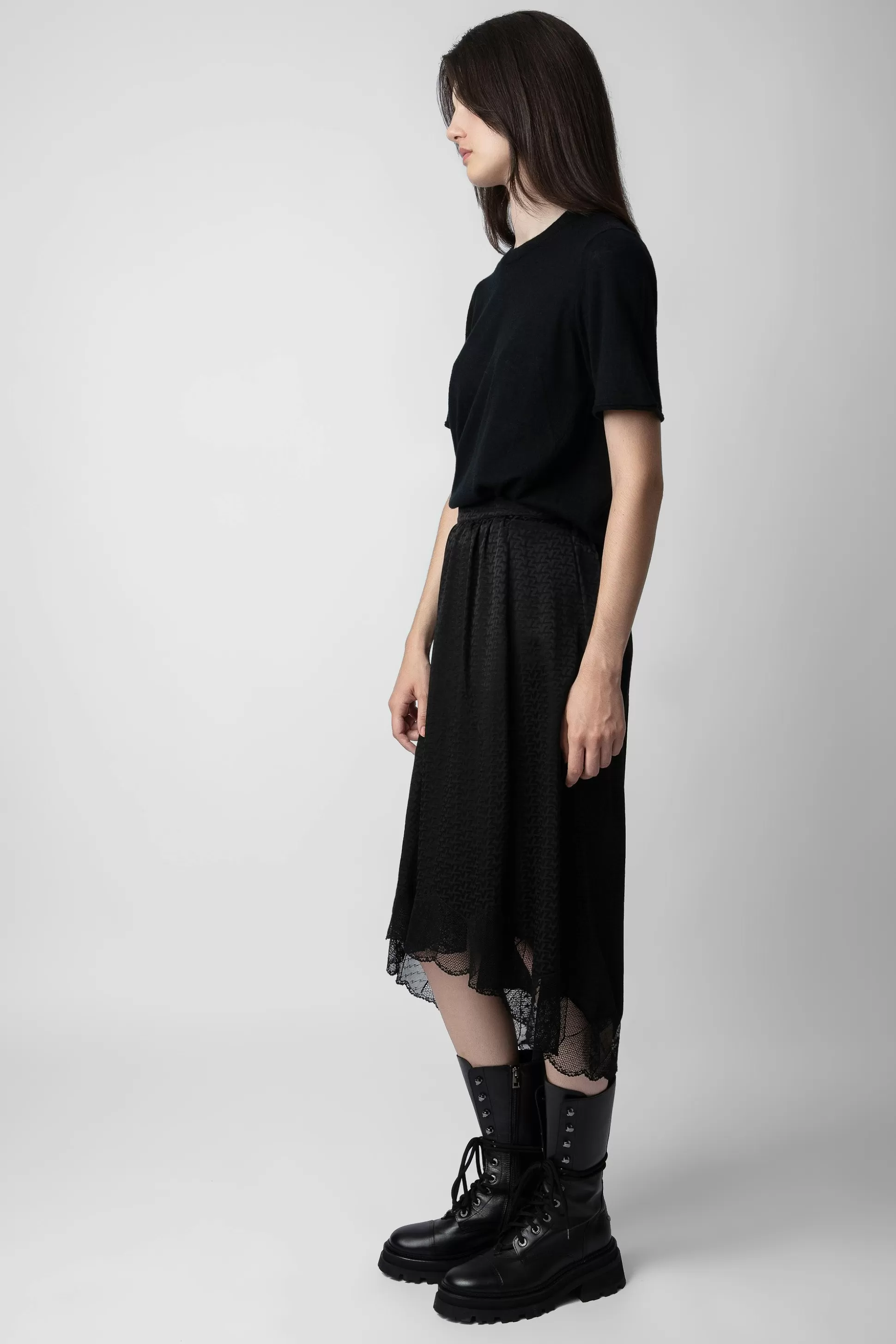 Femmes Zadig & Voltaire Robes Et Jupes^Jupe Joslin Jacquard Zv Modele 3D