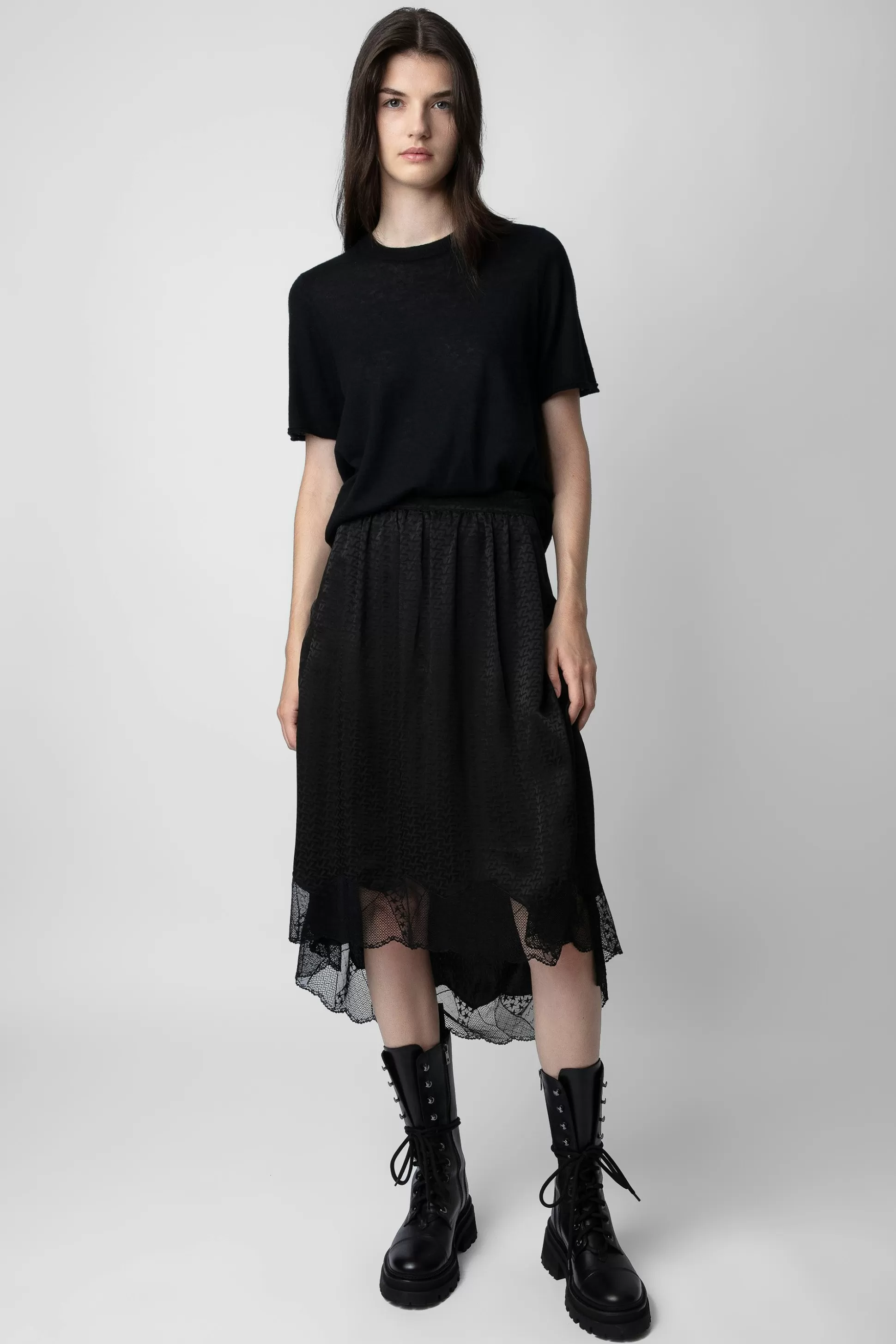Femmes Zadig & Voltaire Robes Et Jupes^Jupe Joslin Jacquard Zv Modele 3D