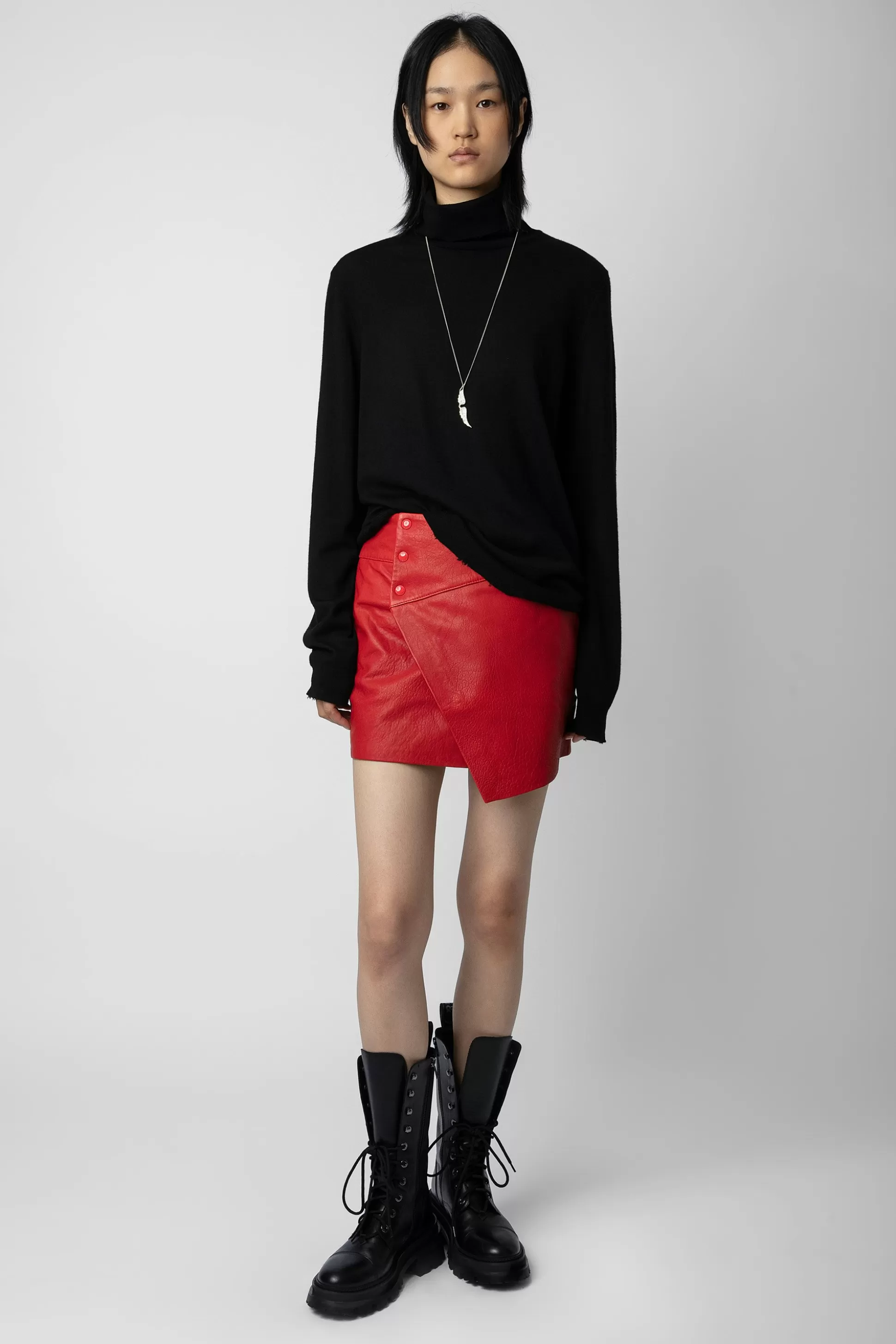 Femmes Zadig & Voltaire Robes Et Jupes^Jupe Motard En Cuir Junko