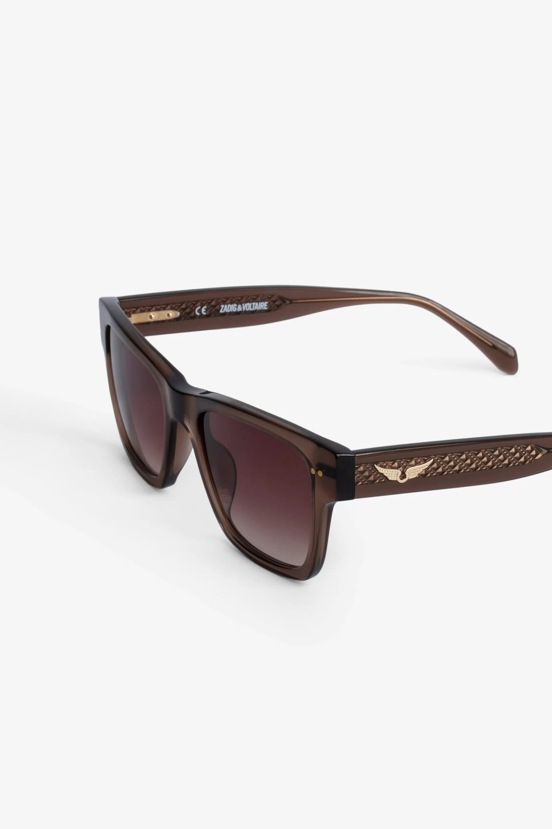 Femmes Zadig & Voltaire Des Lunettes De Soleil^Lunettes De Soleil Ailes Transparentes