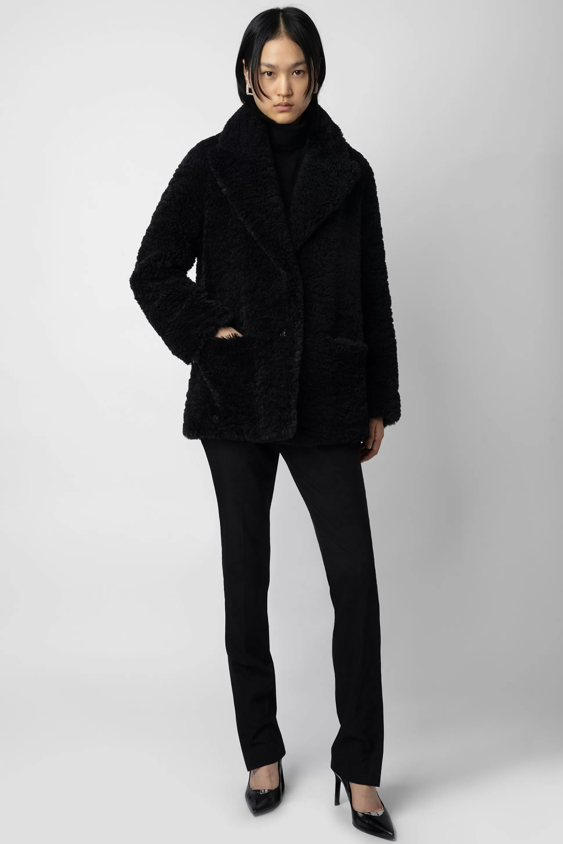 Femmes Zadig & Voltaire Manteaux Et Vestes^Manteau Doux Boucle Fleur