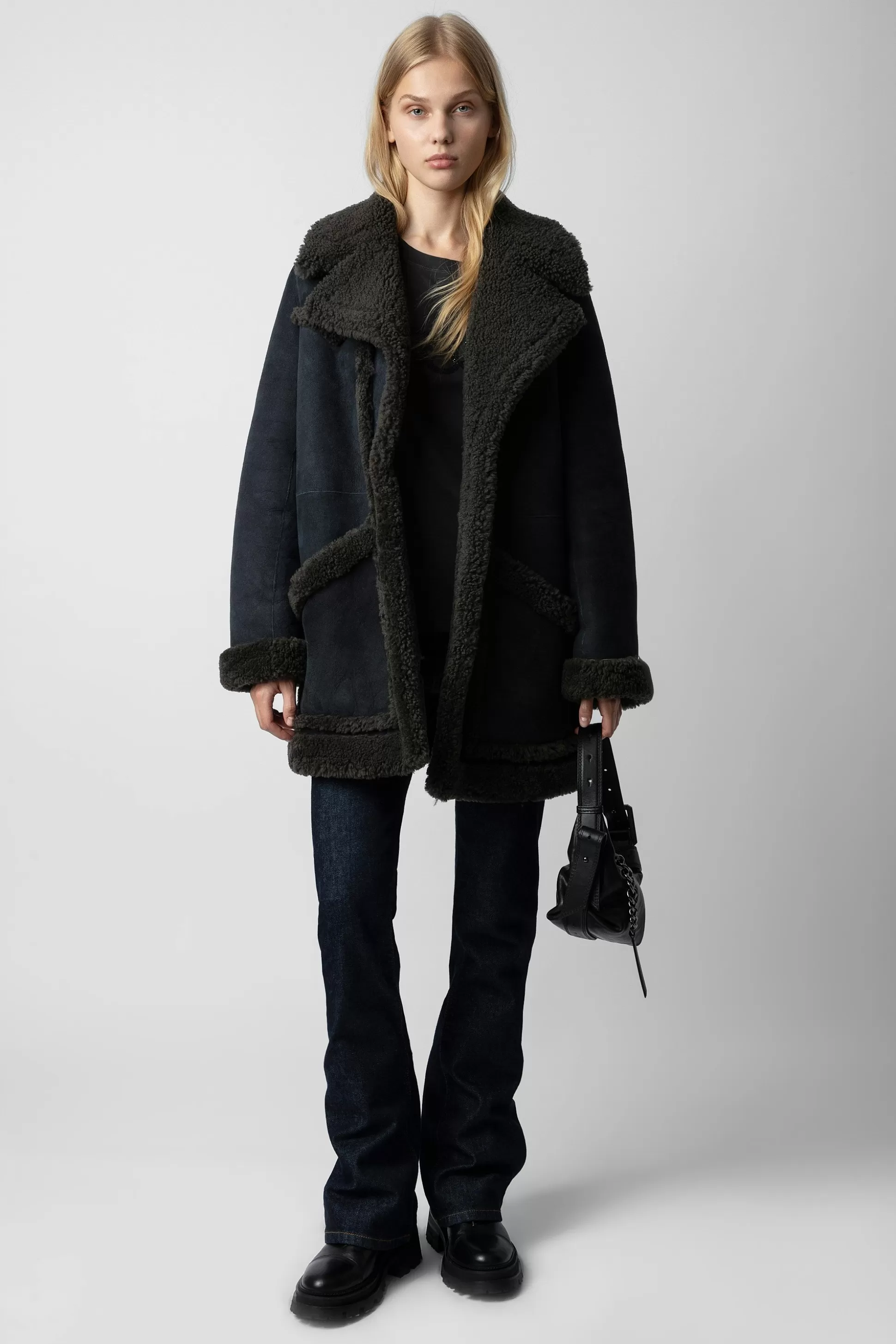 Femmes Zadig & Voltaire Manteaux Et Vestes^Manteau Laury En Peau De Mouton
