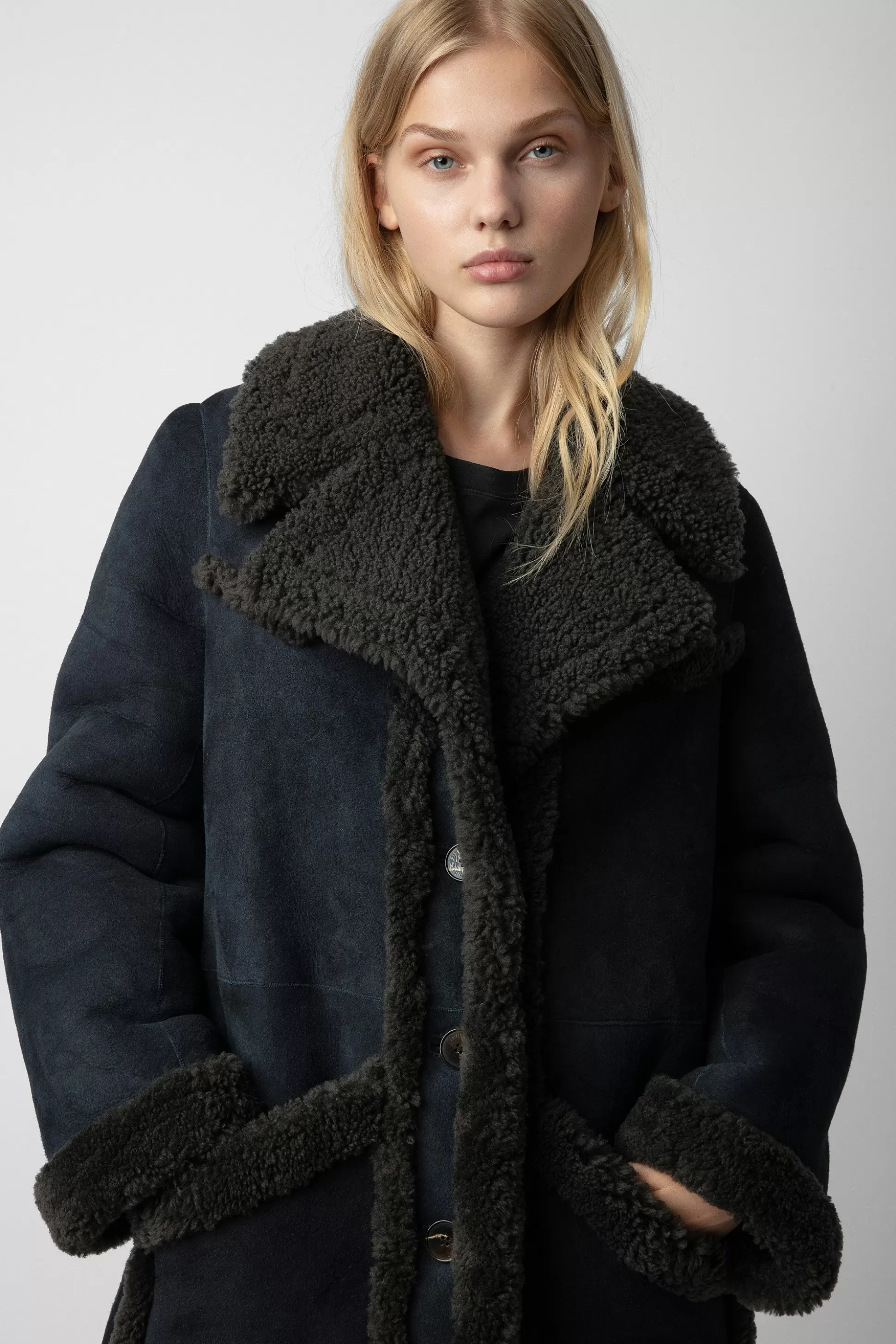 Femmes Zadig & Voltaire Manteaux Et Vestes^Manteau Laury En Peau De Mouton