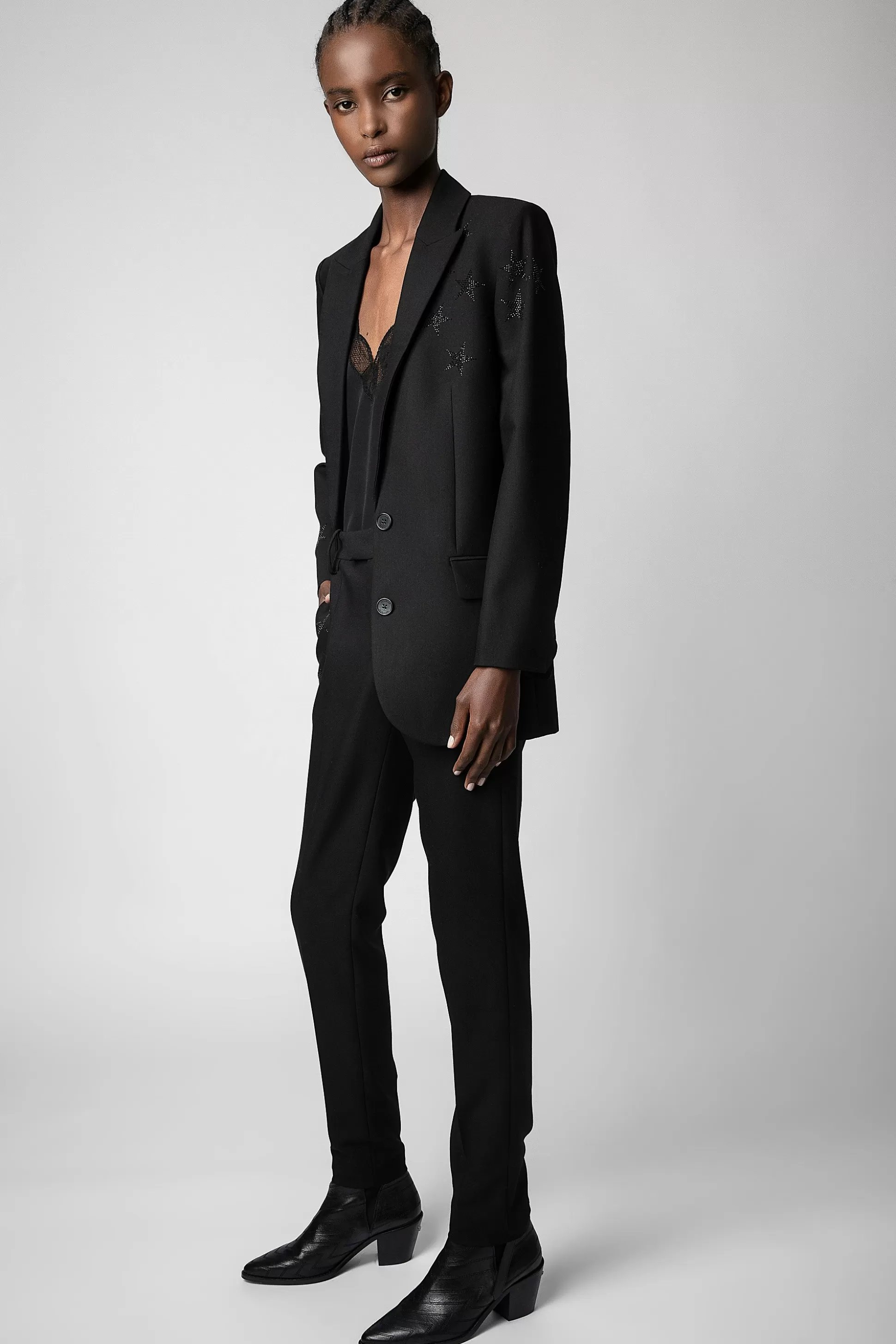 Femmes Zadig & Voltaire Costumes^Pantalon Etoile Strass Prune