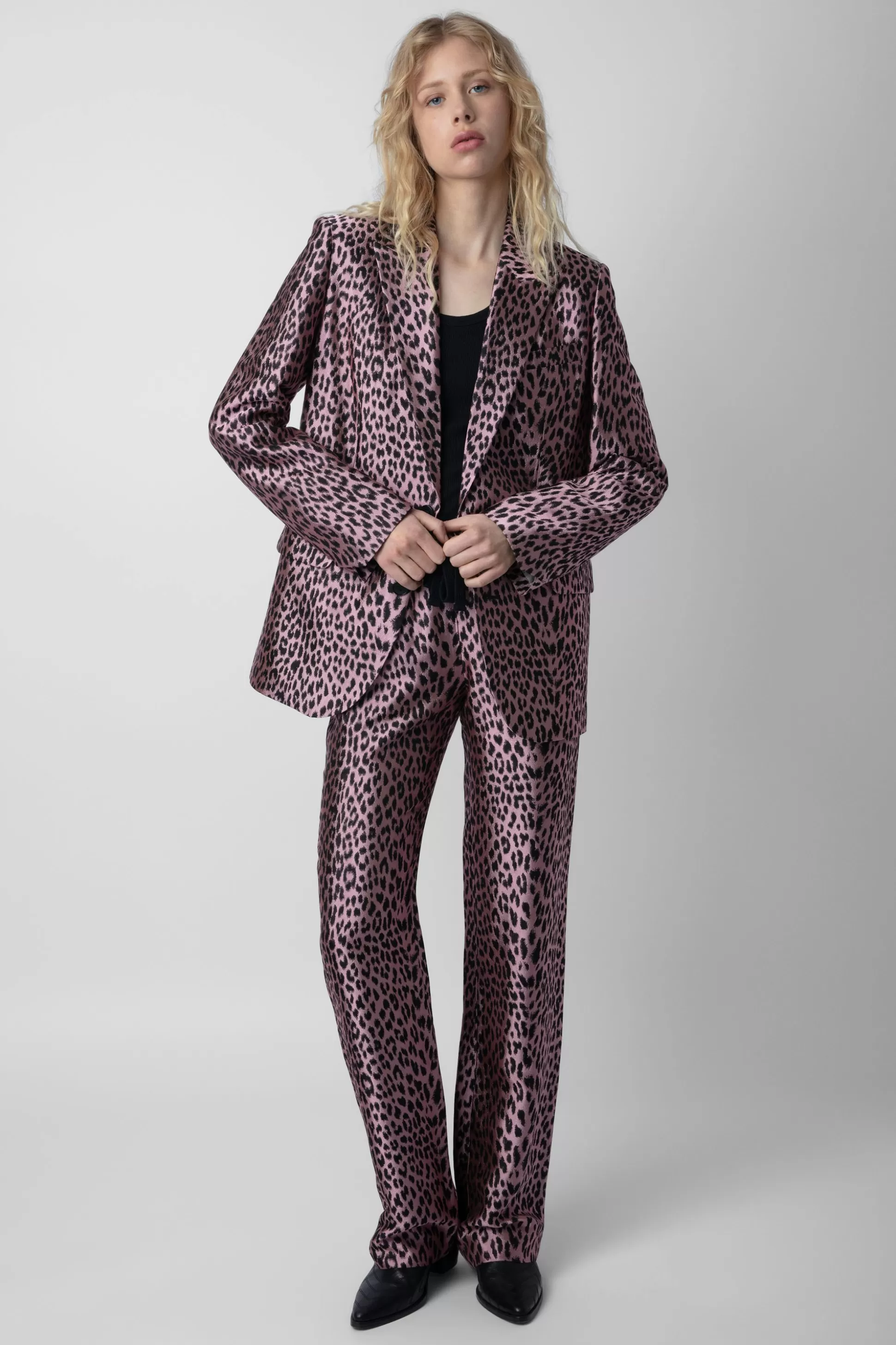 Femmes Zadig & Voltaire Costumes^Pantalon Jacquard Leopard Pomy